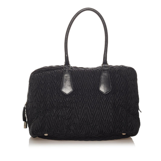 Prada Ruffled Tessuto Handbag - Ewore Bags