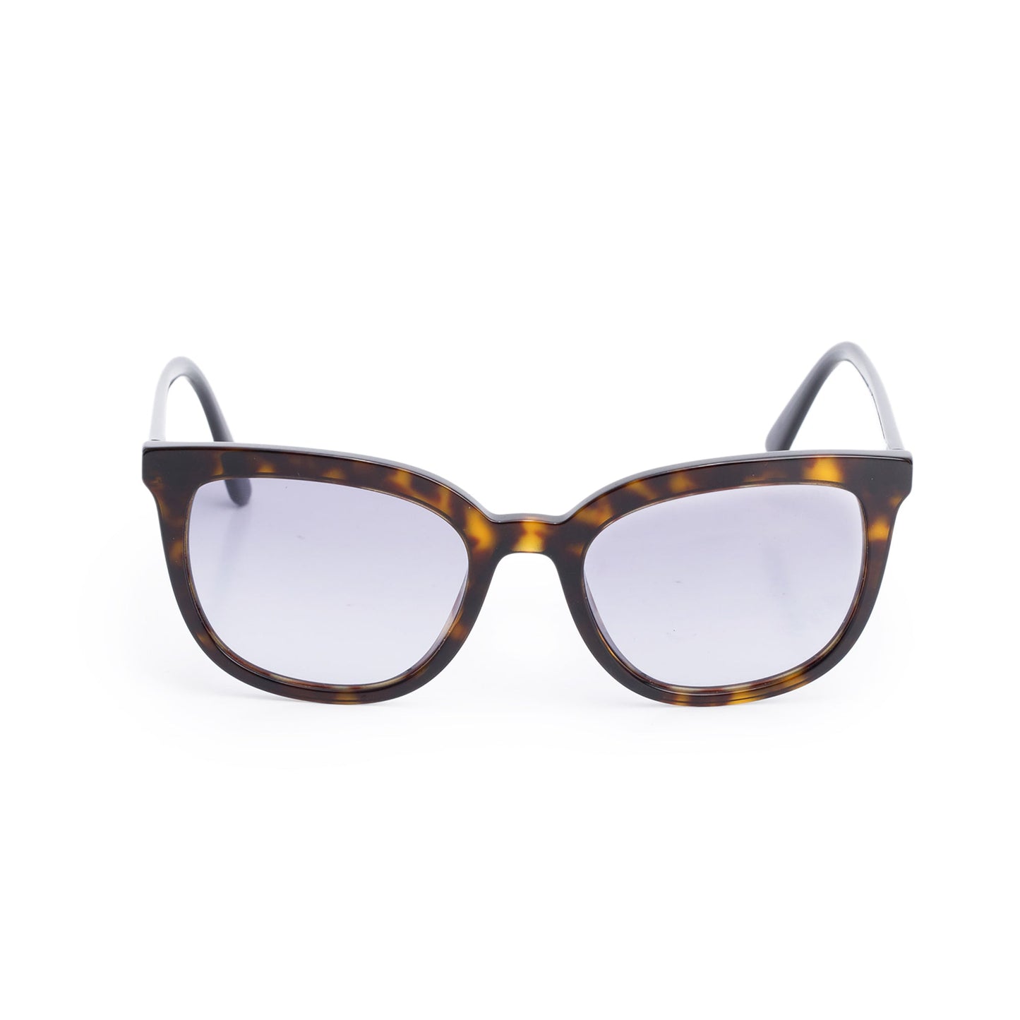 Prada SPR 03X Havana Acetate Pilot Cat Eye Sunglasses