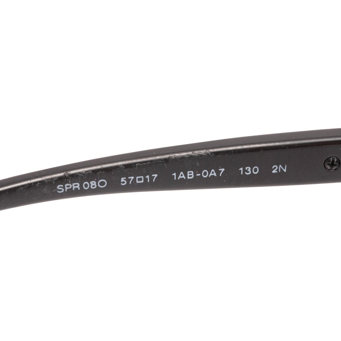 Prada SPR 080  Black Acetate Conceptual Sunglasses