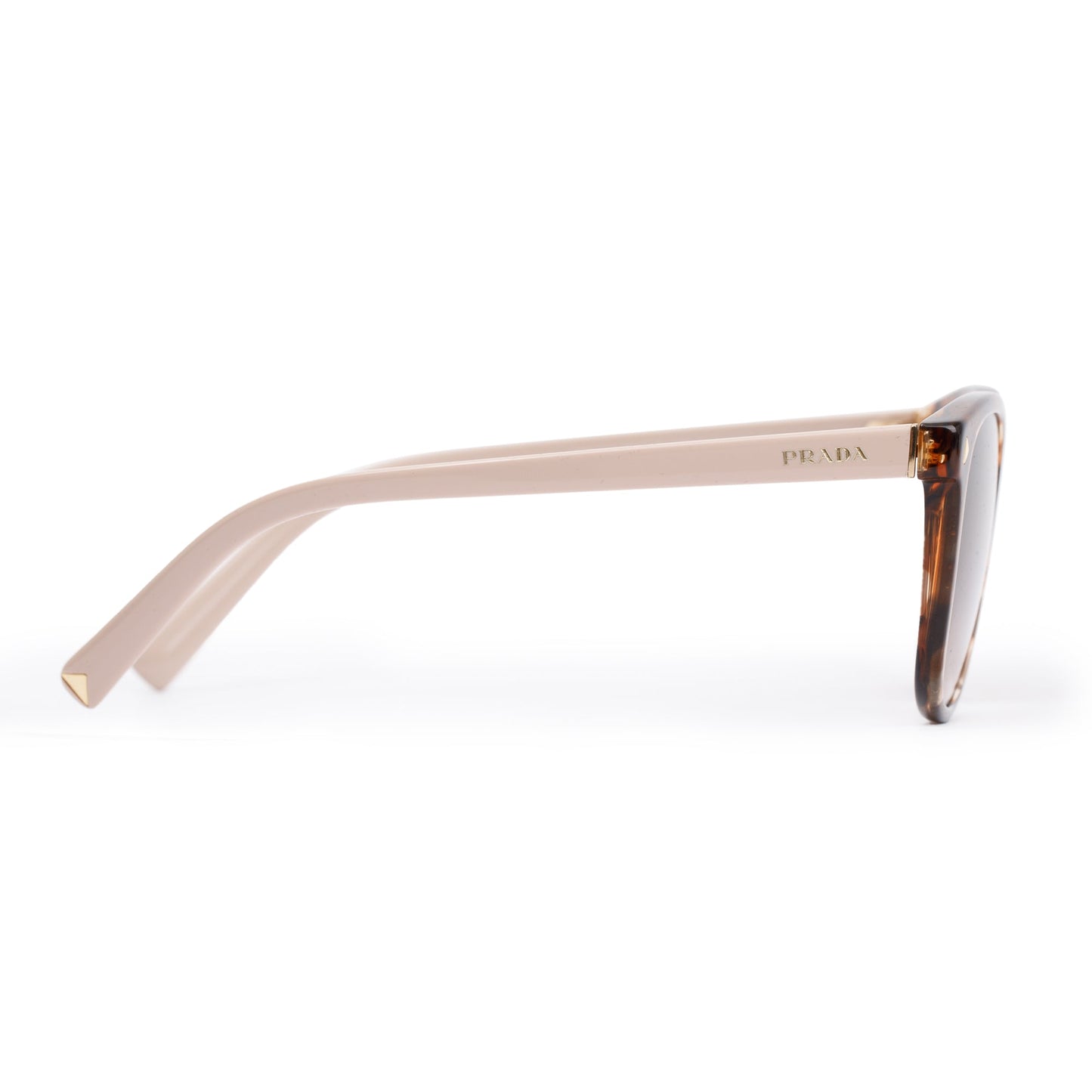 Prada SPR 22Z Beige/Brown Acetate Gradient Sunglasses