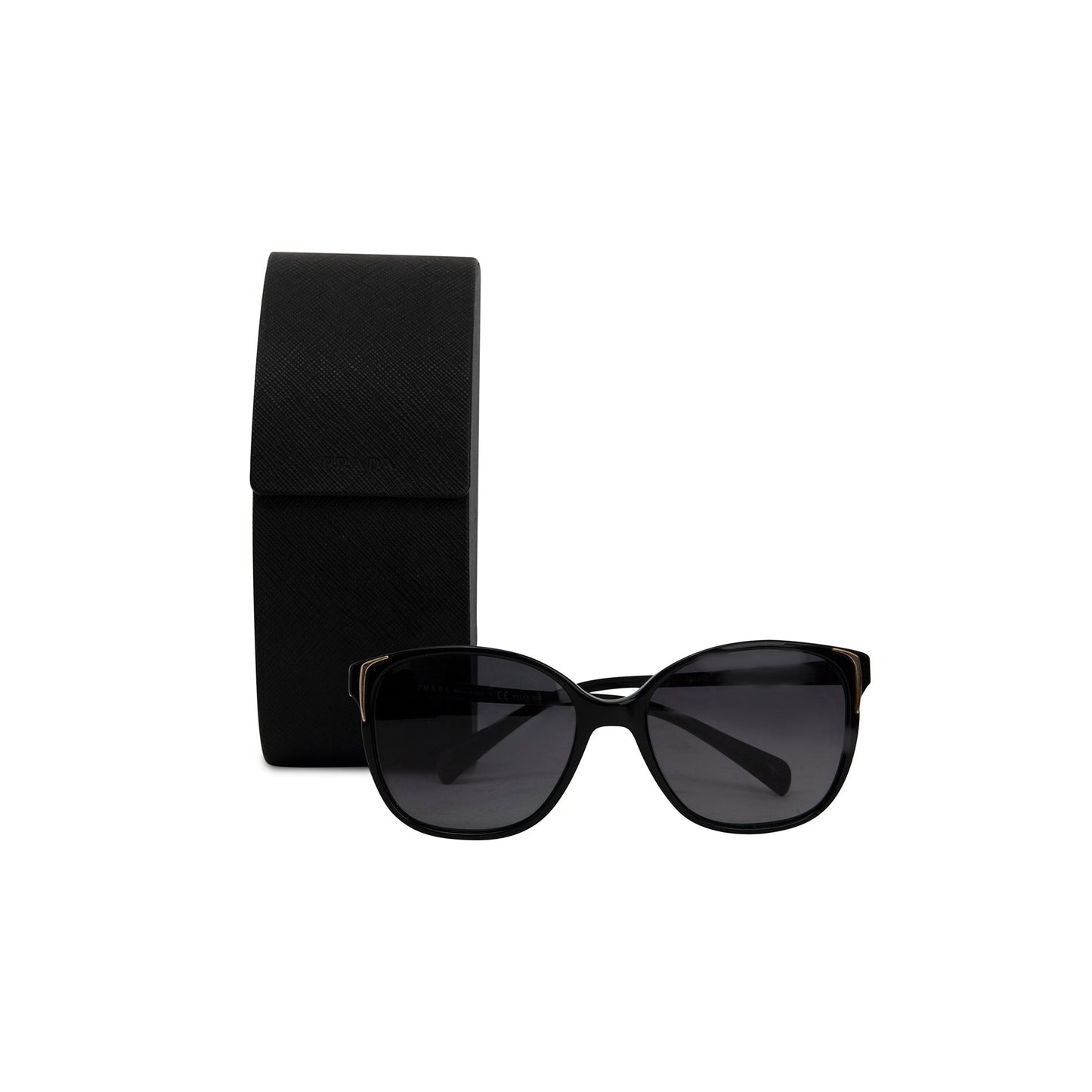 Prada SPR01O Black Gradient Sunglasses