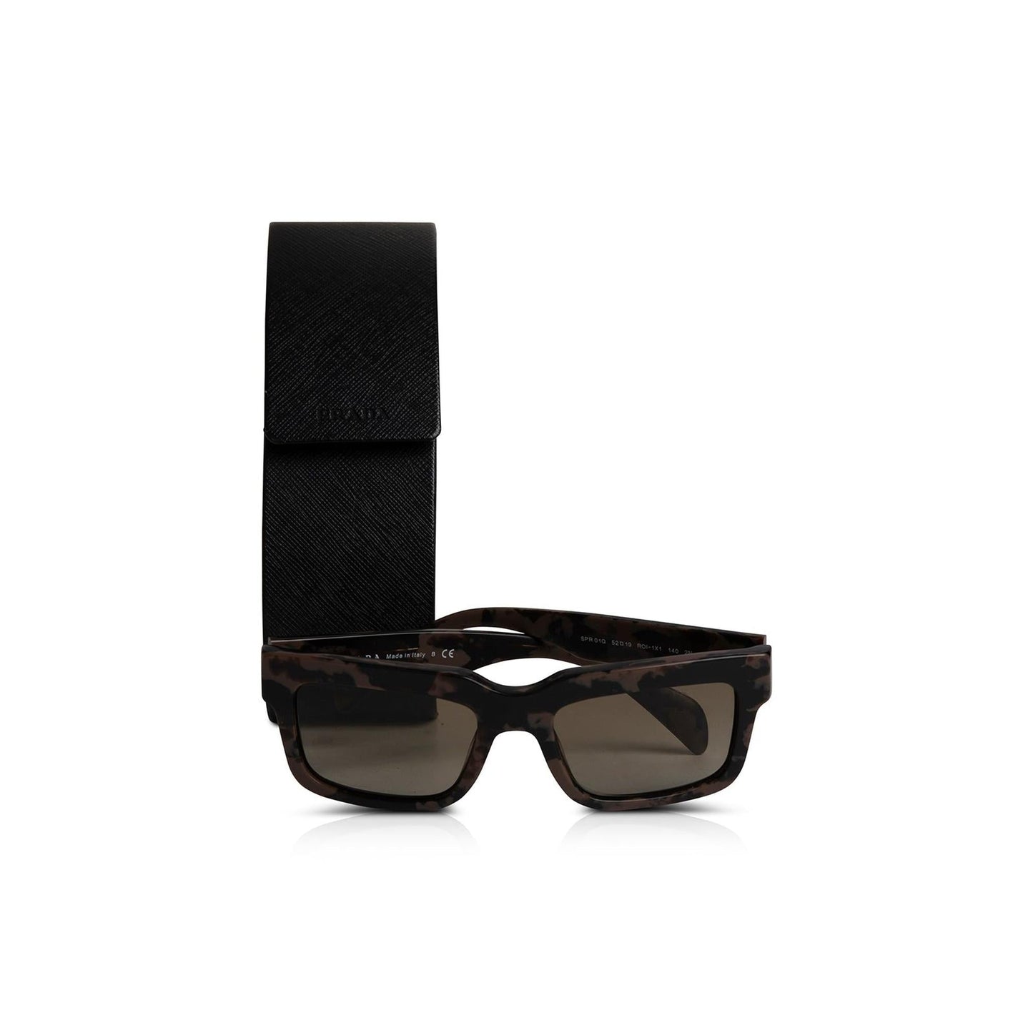 Prada SPR01Q Camo Chunky Sunglasses