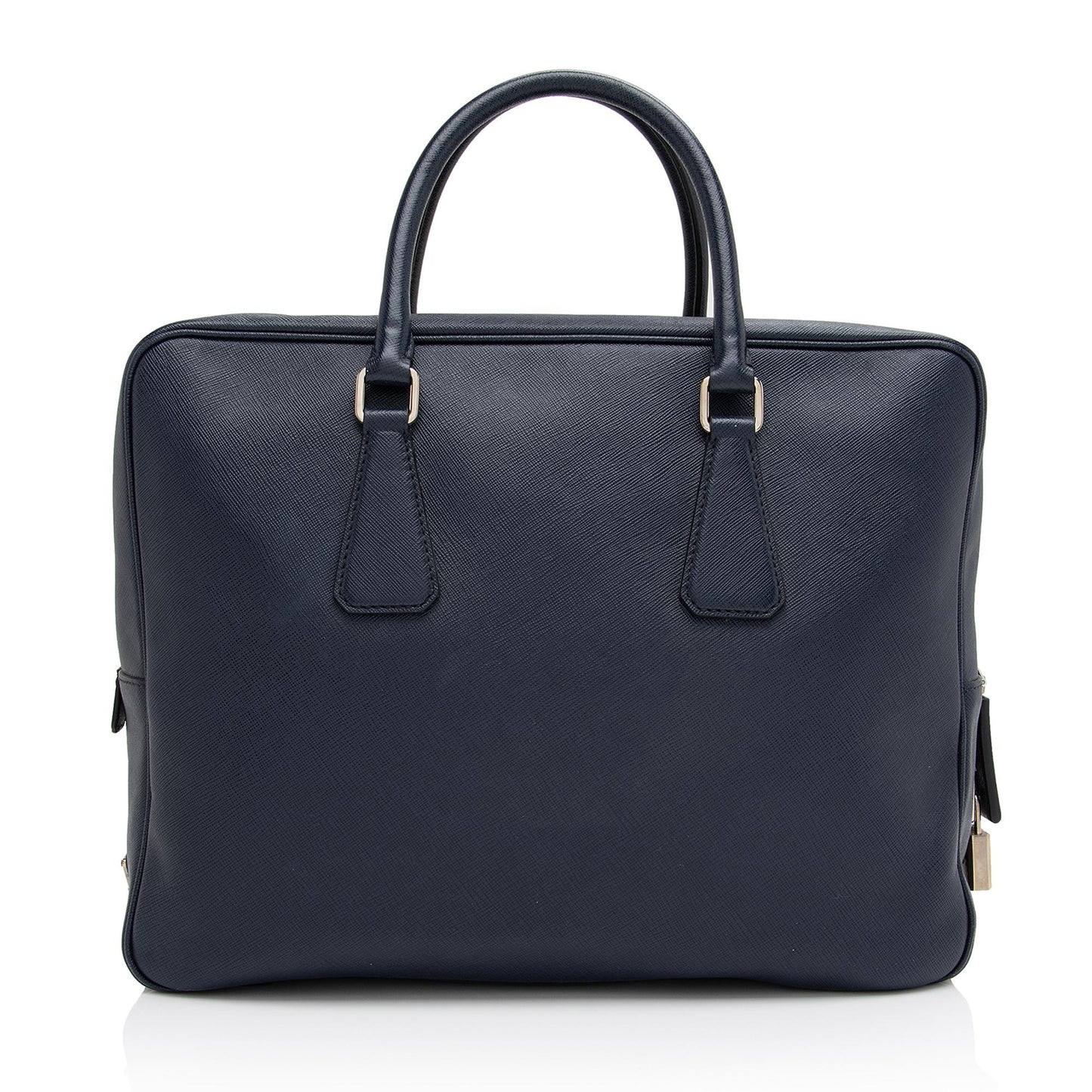 Prada Saffiano Borsa Da Viaggio Travel Briefcase (SHF-KwCbKA)