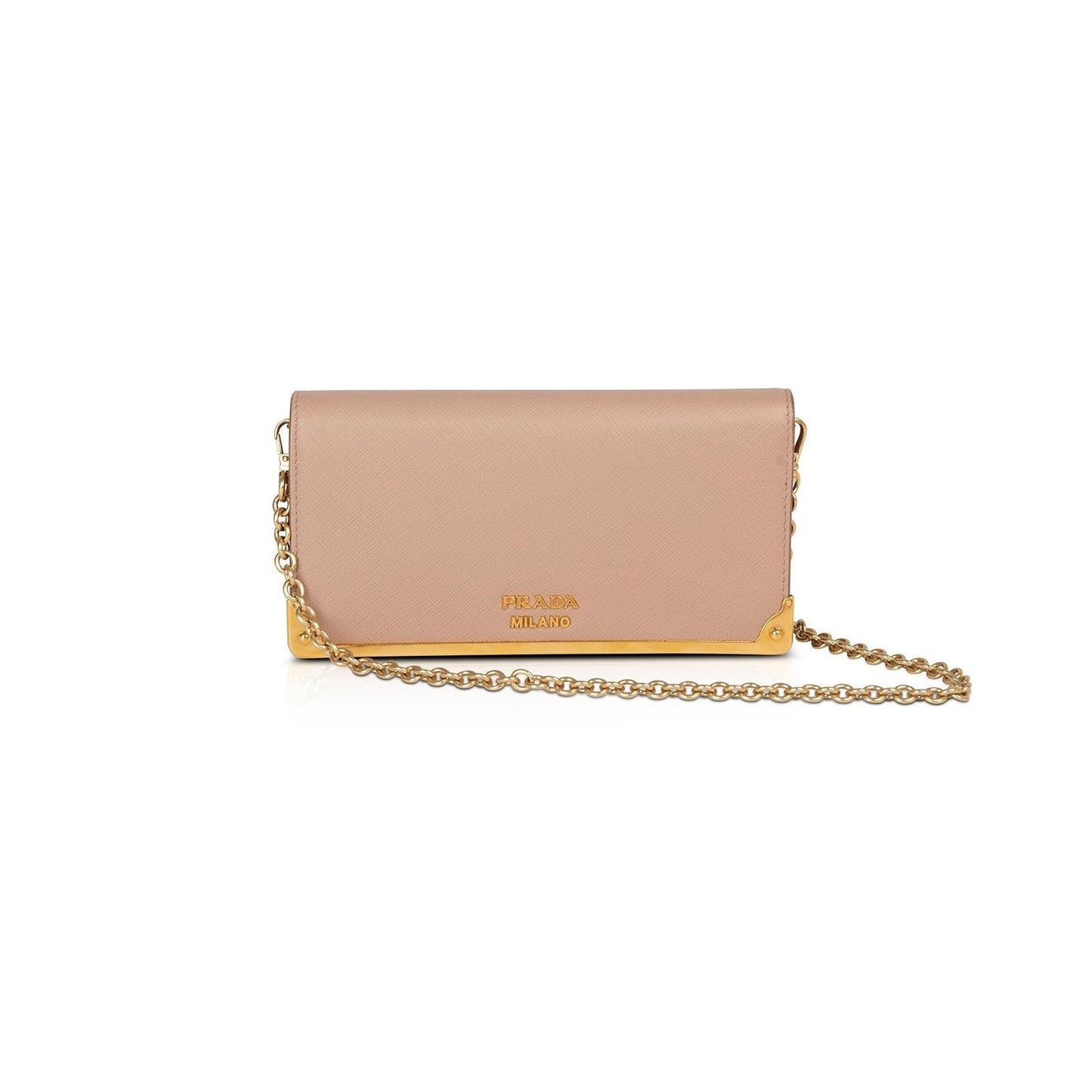 Prada Saffiano Cahier Wallet on Chain