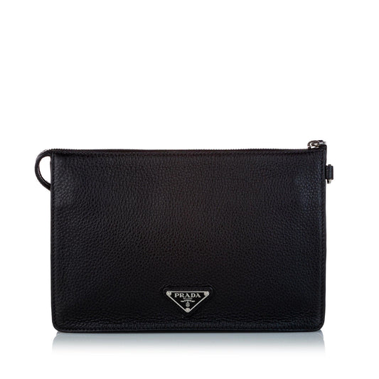 Prada Saffiano Clutch Bag Handbag - Ewore Bags