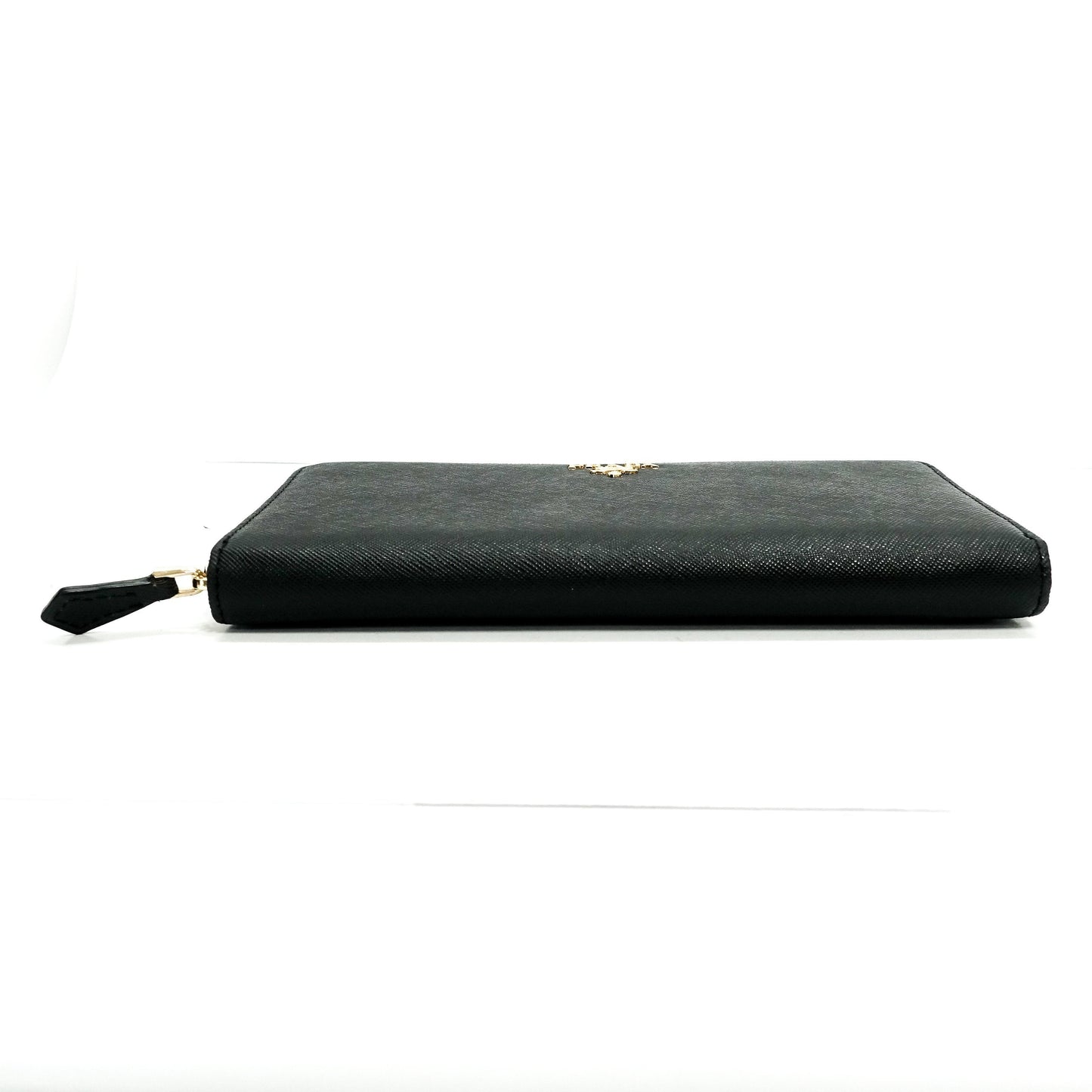 Prada Saffiano Continental Zip Around Wallet