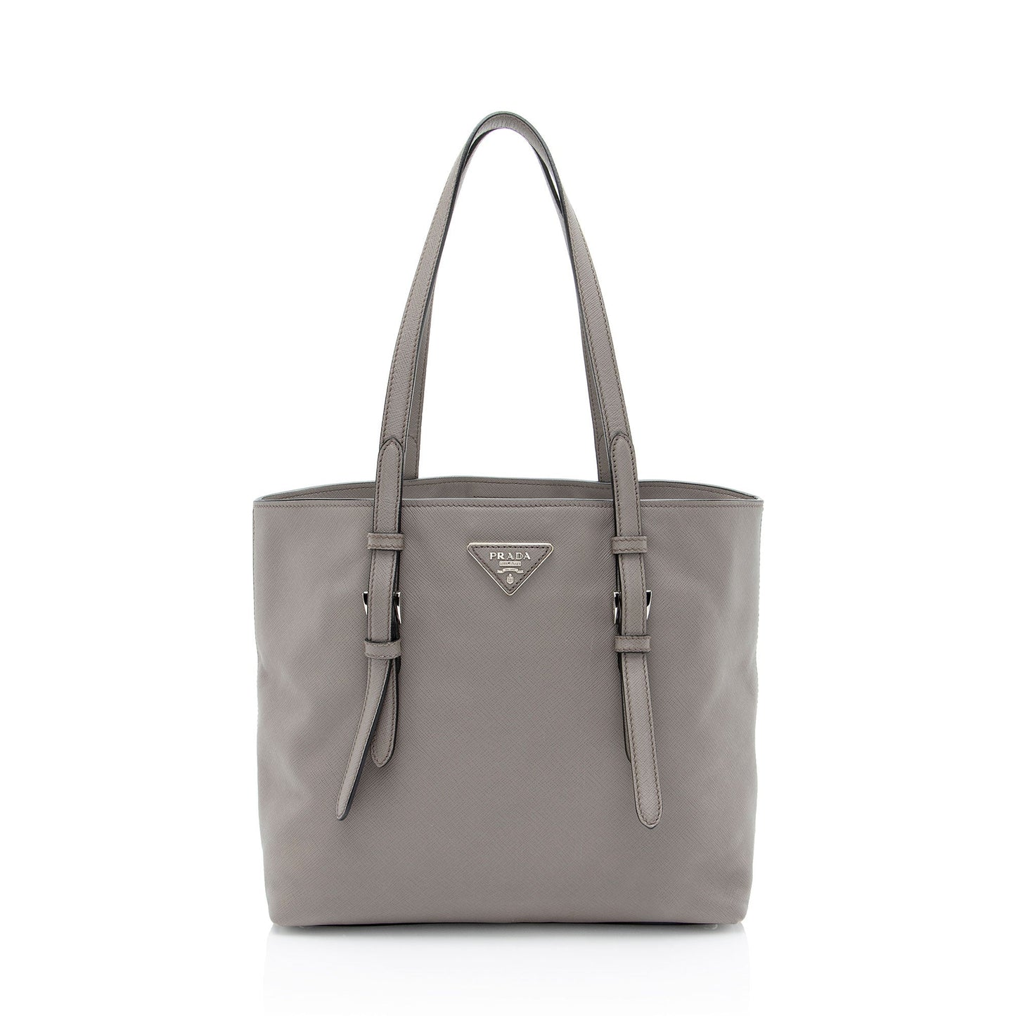 Prada Saffiano Cuir Buckle Tote