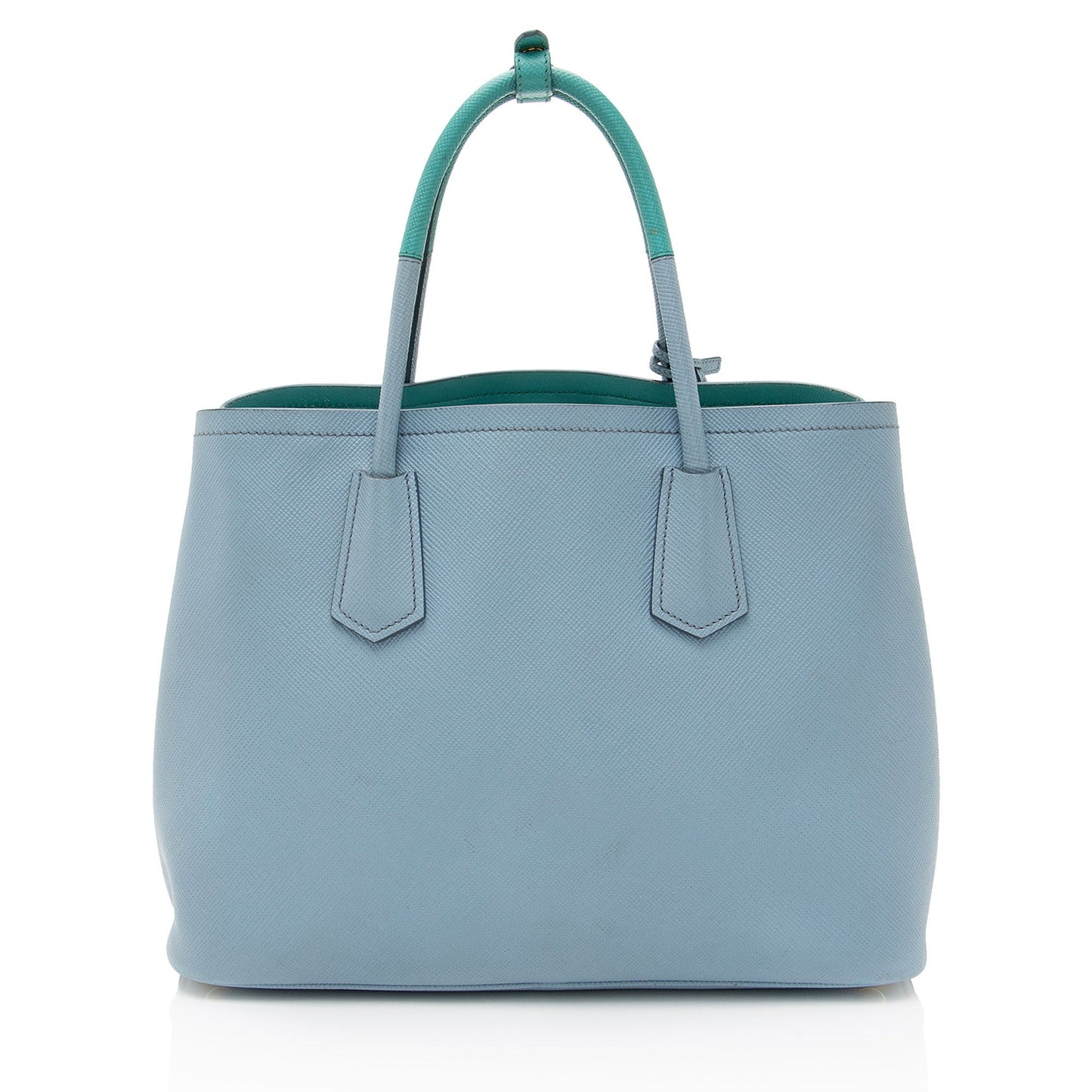 Prada Saffiano Cuir Double Handle Medium Tote