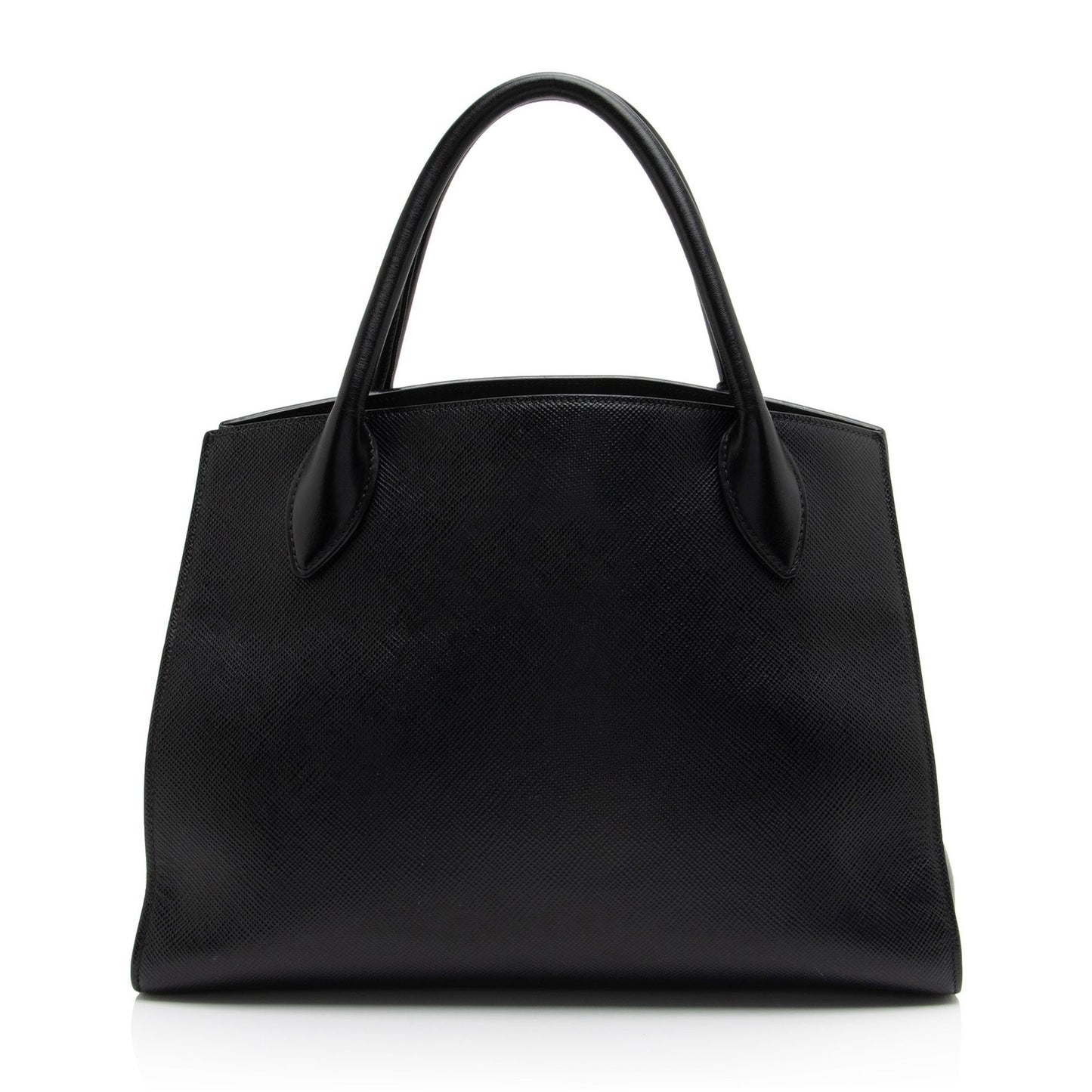 Prada Saffiano Cuir Leather Monochrome Medium Tote