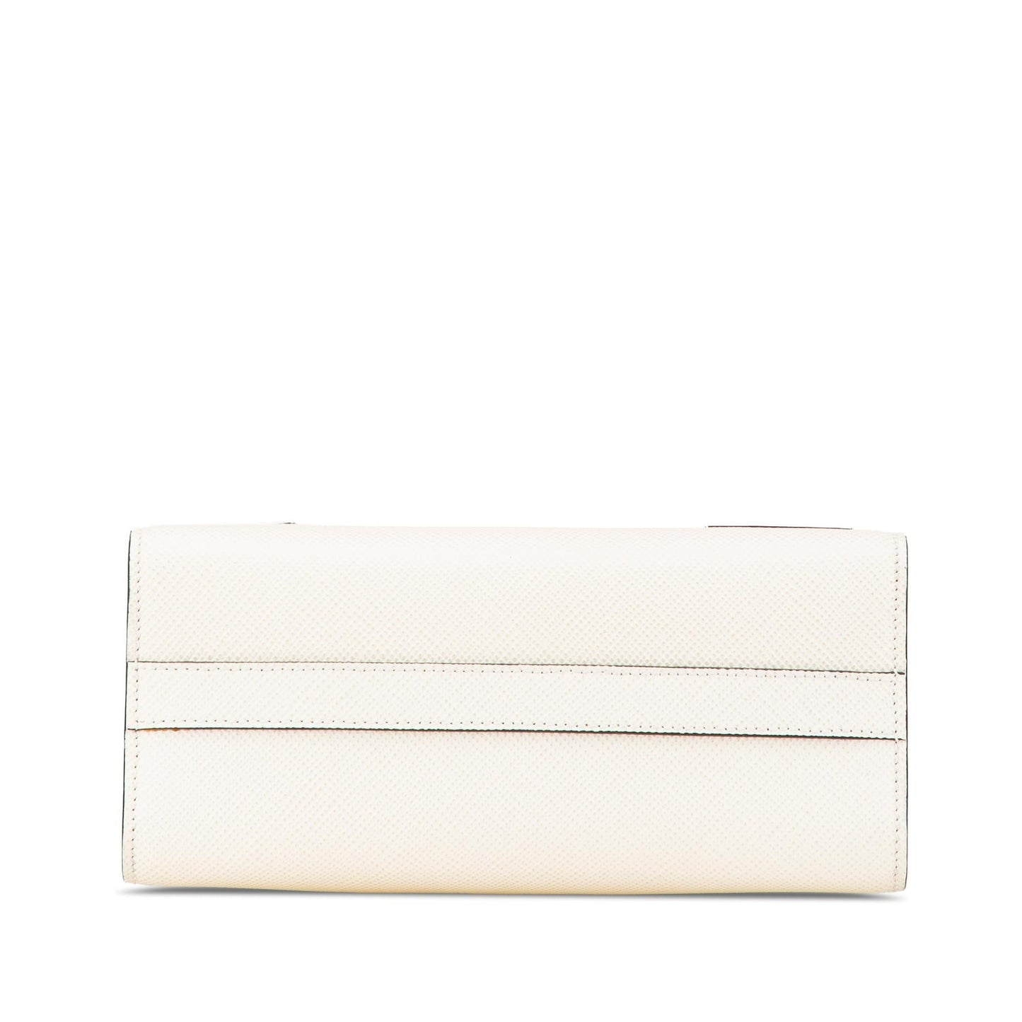 Prada Saffiano Cuir Monochrome Robot Patches Envelope Chain Flap