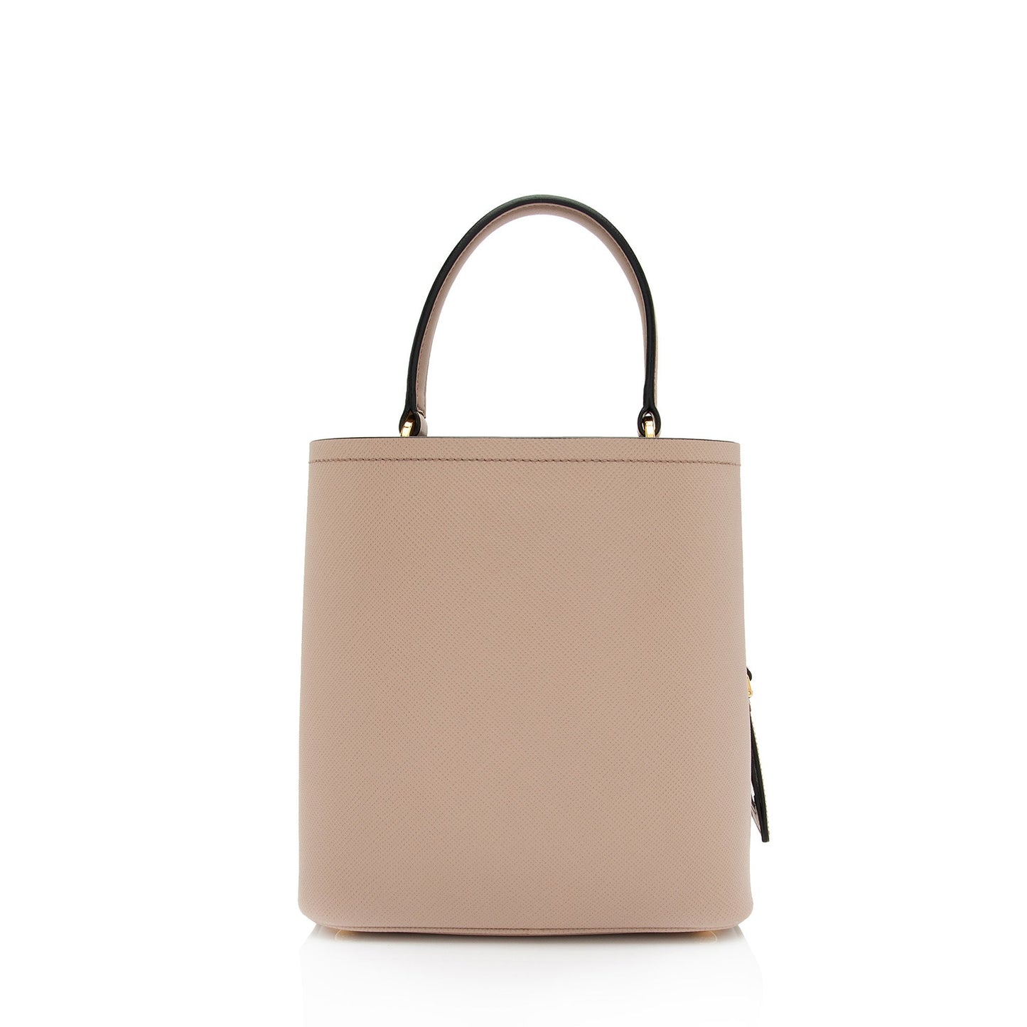 Prada Saffiano Cuir Panier Small Bucket Bag (SHF-F8BOWM)