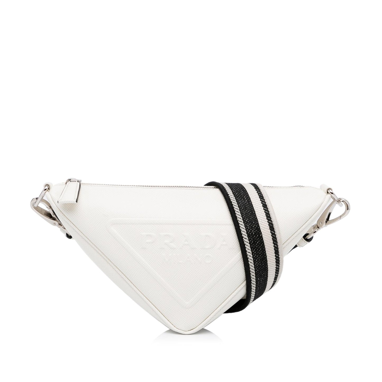 Prada Saffiano Cuir Triangle Crossbody Bag (SHG-VvWJ6N)