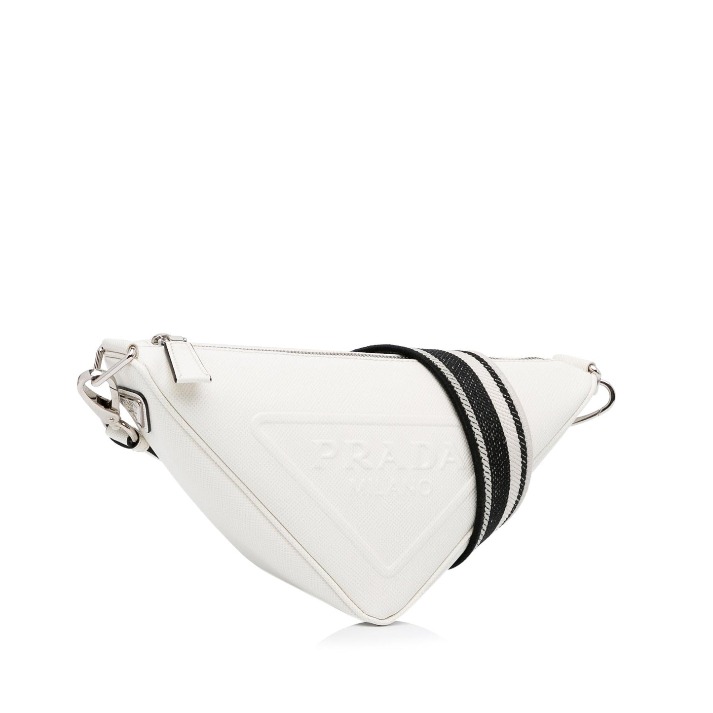 Prada Saffiano Cuir Triangle Crossbody Bag (SHG-VvWJ6N)