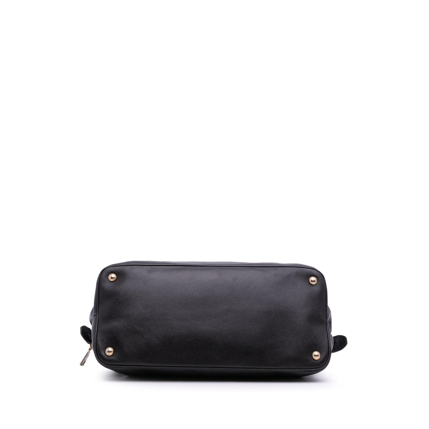 Prada Saffiano Cuir Triple Zip Dome Top Handle Bag