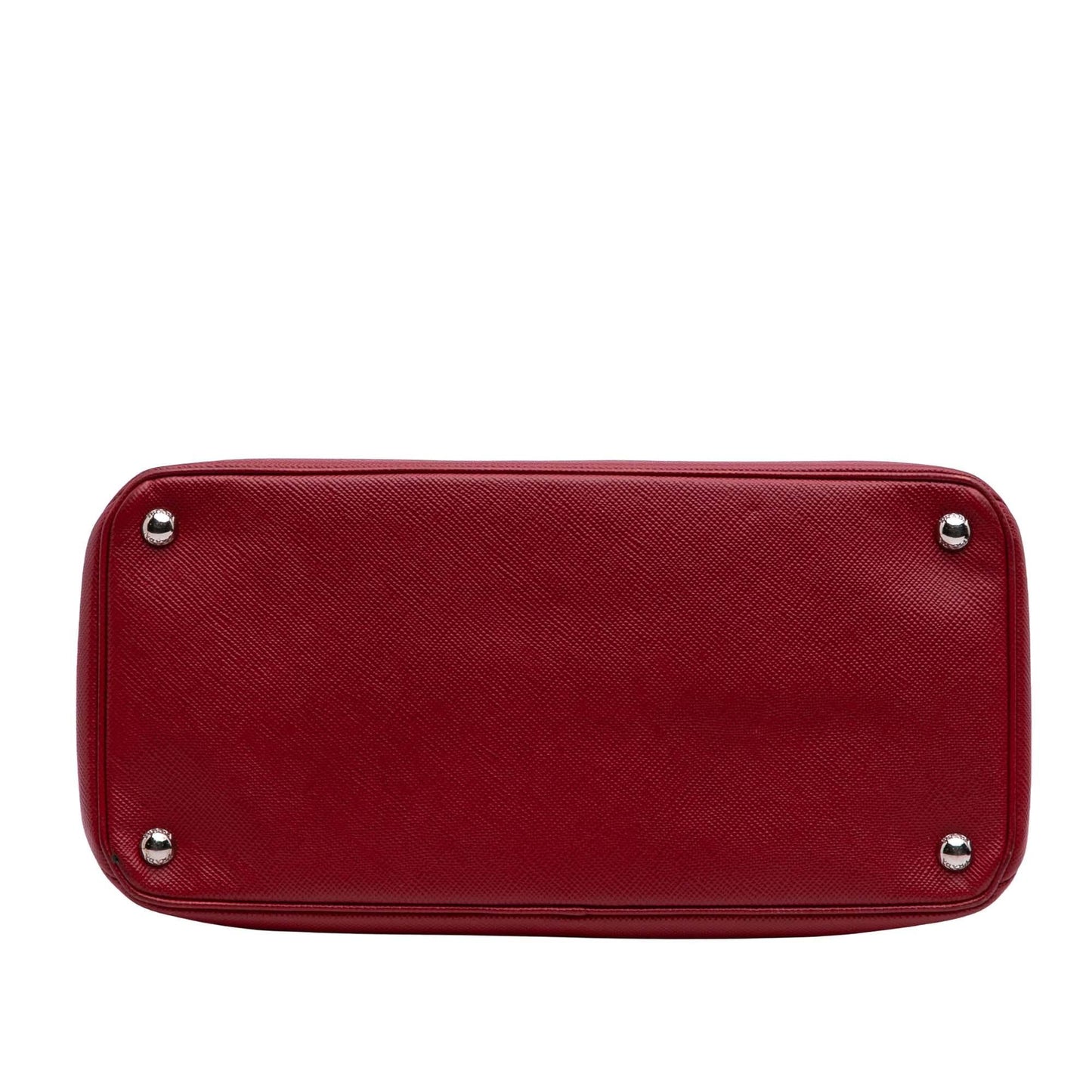 Prada Saffiano Cuir Turnlock Twin Satchel