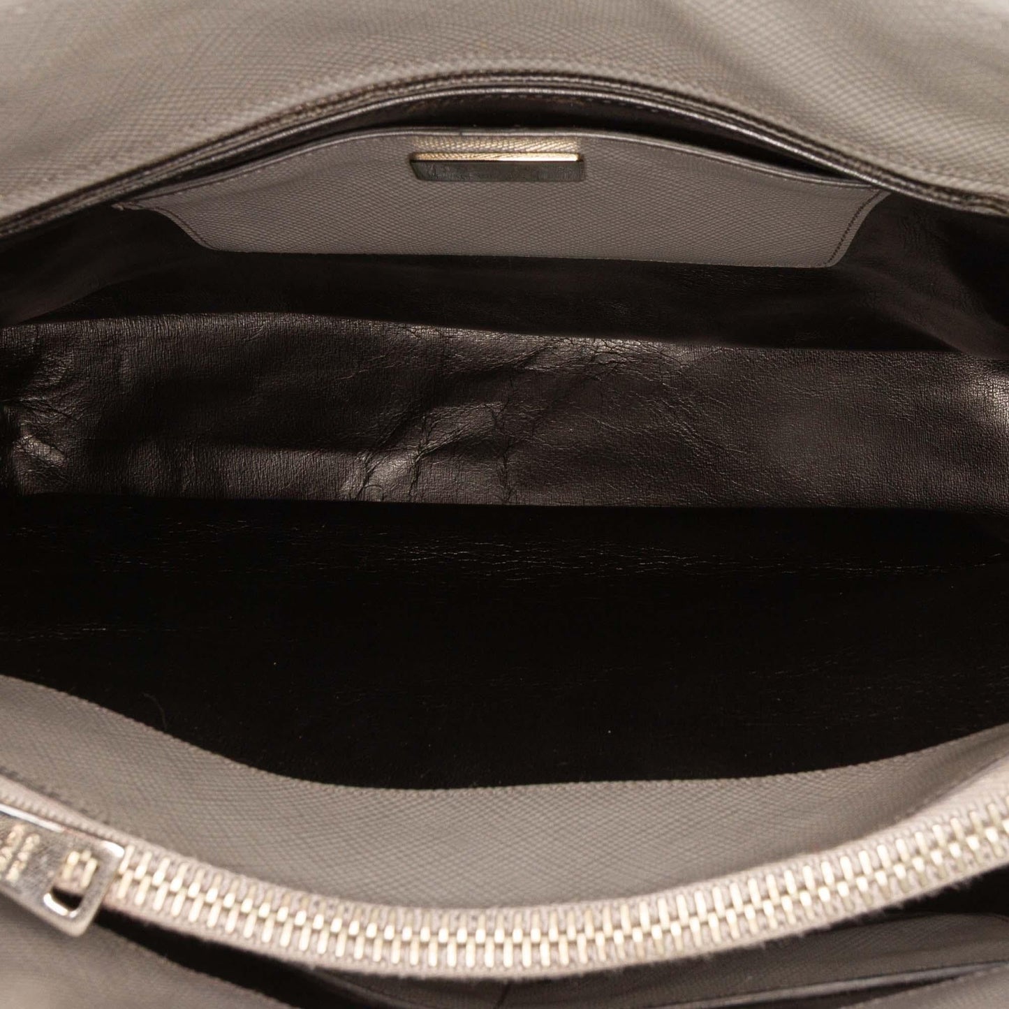 Prada Saffiano Cuir Turnlock Twin Satchel