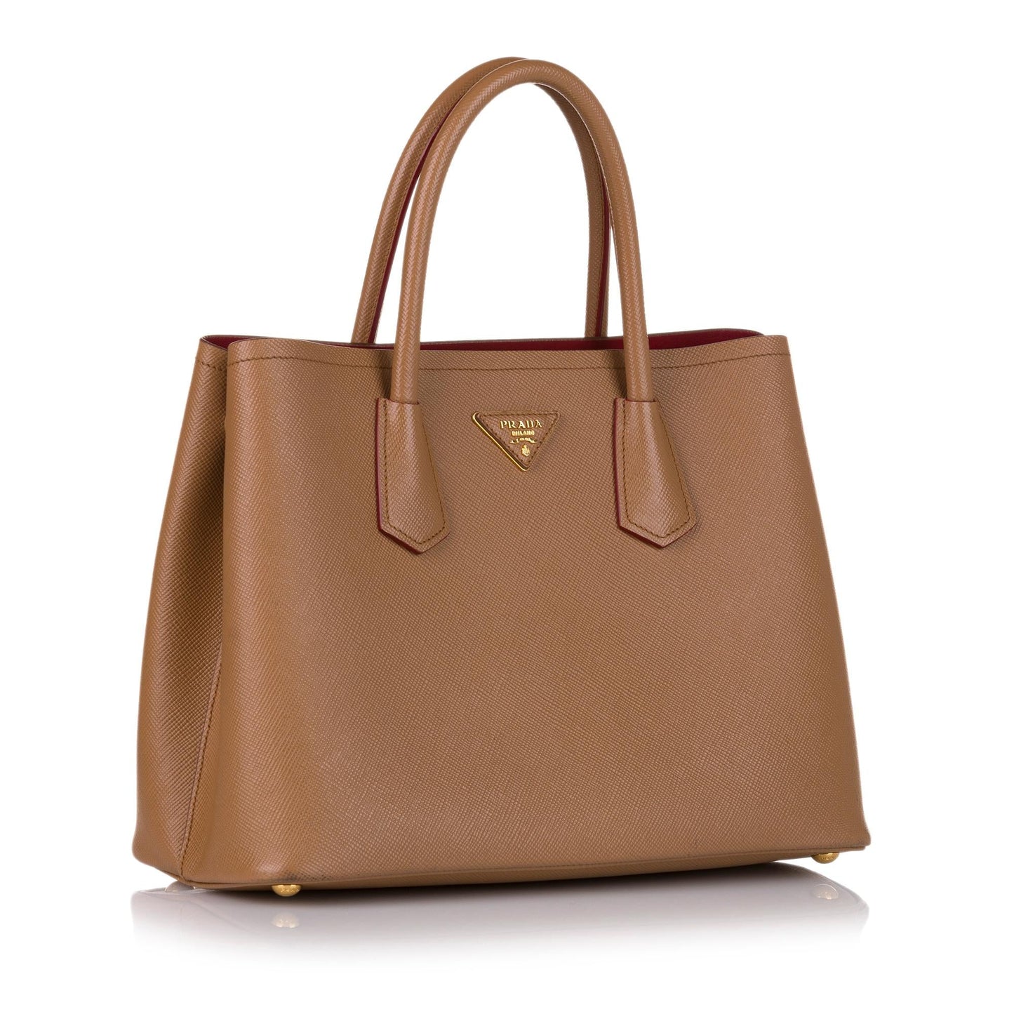 Prada Saffiano Cuir Twin Satchel (SHG-34917)
