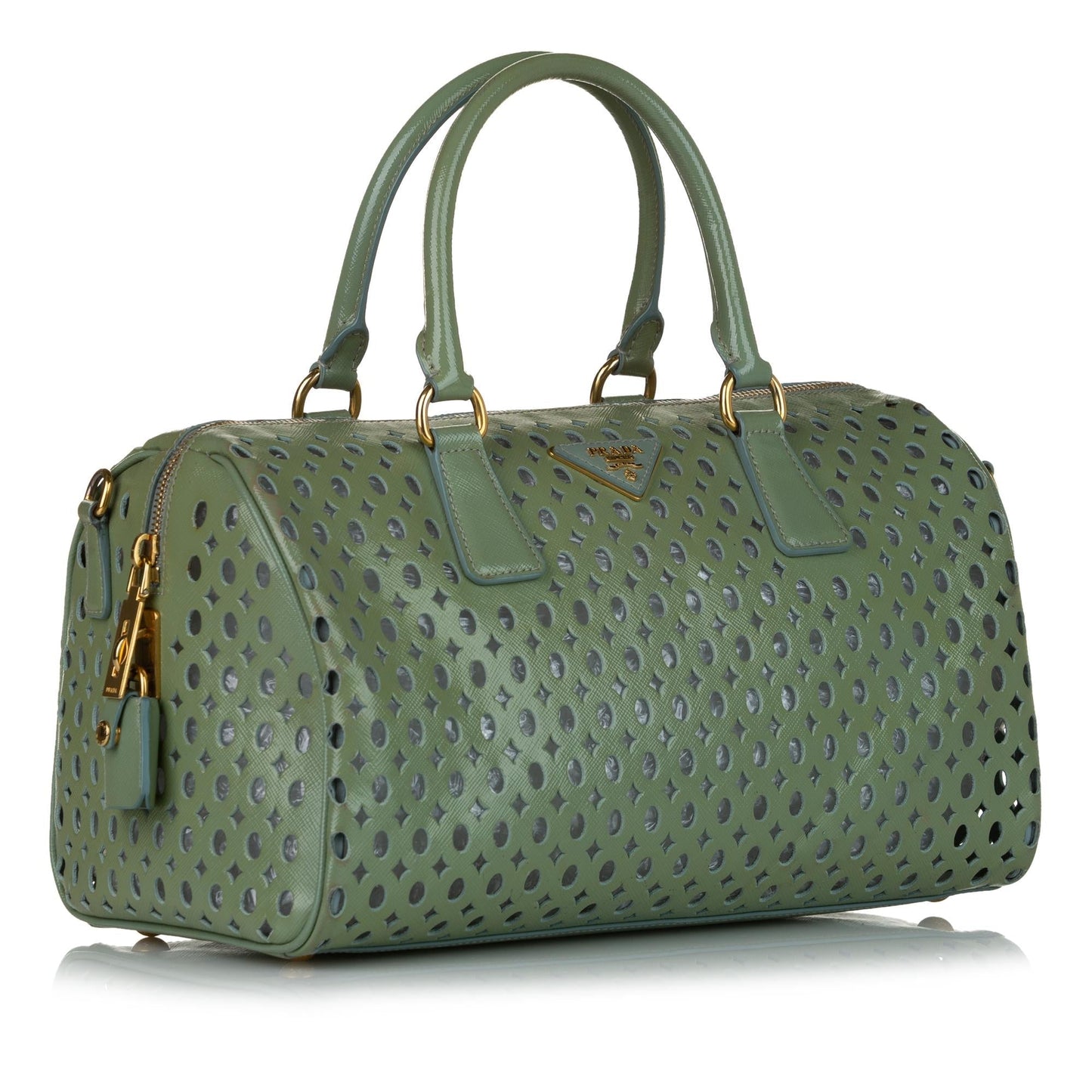Prada Saffiano Fori Satchel (SHG-33320)