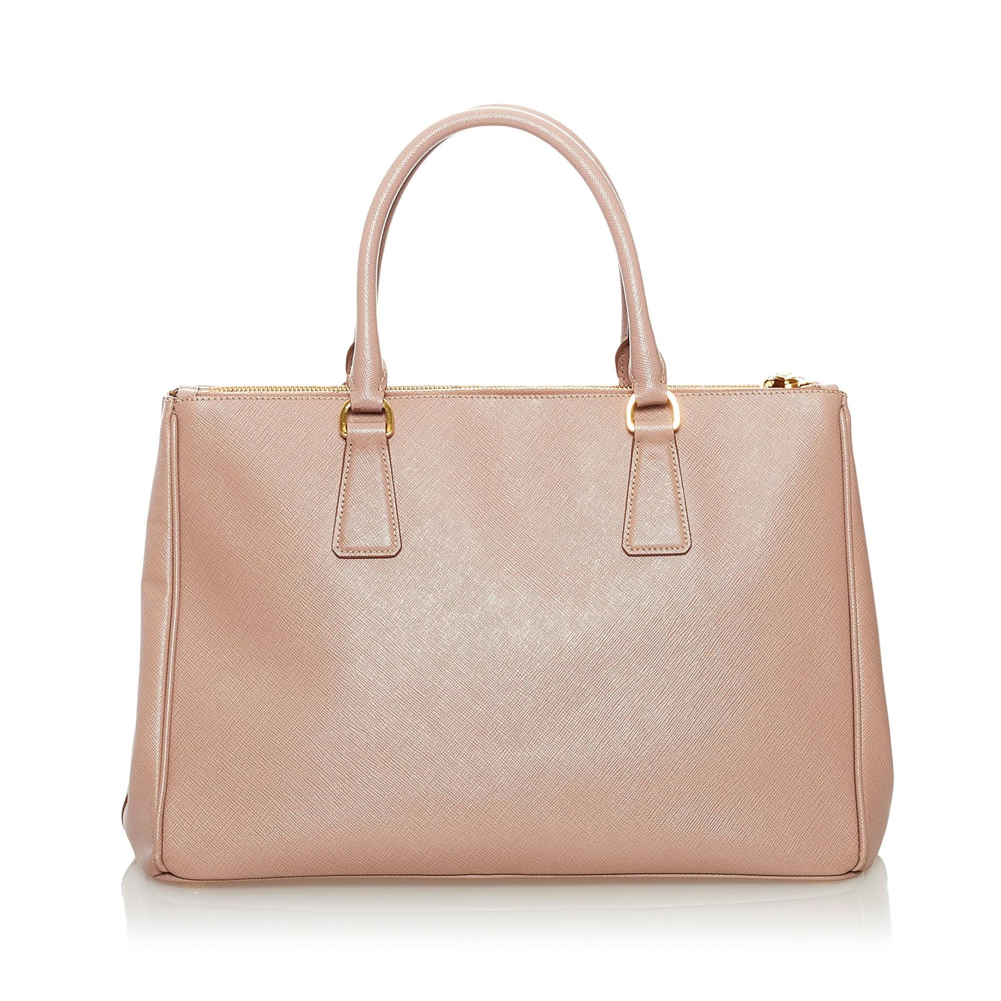 Prada Saffiano Galleria Double Zip Satchel (SHG-32285)