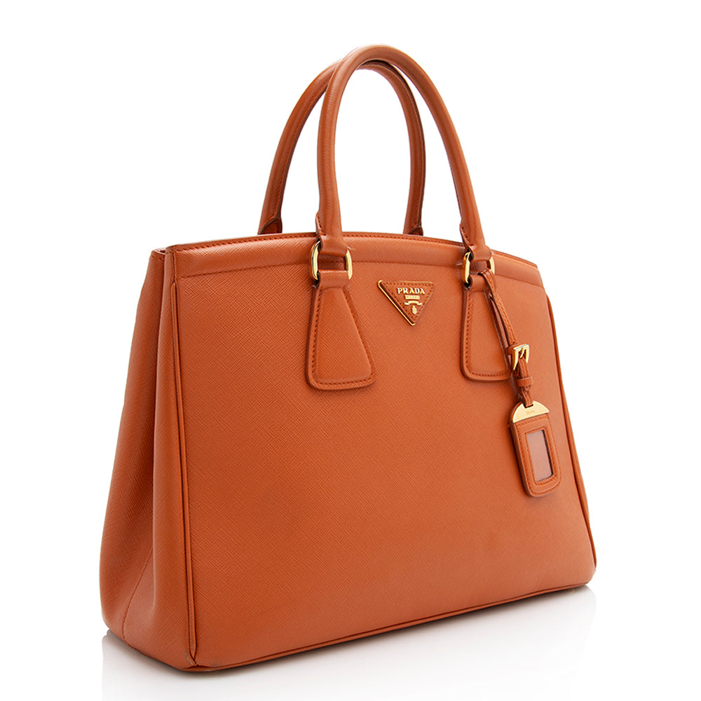 Prada Saffiano Leather Parabole Tote (SHF-22075)
