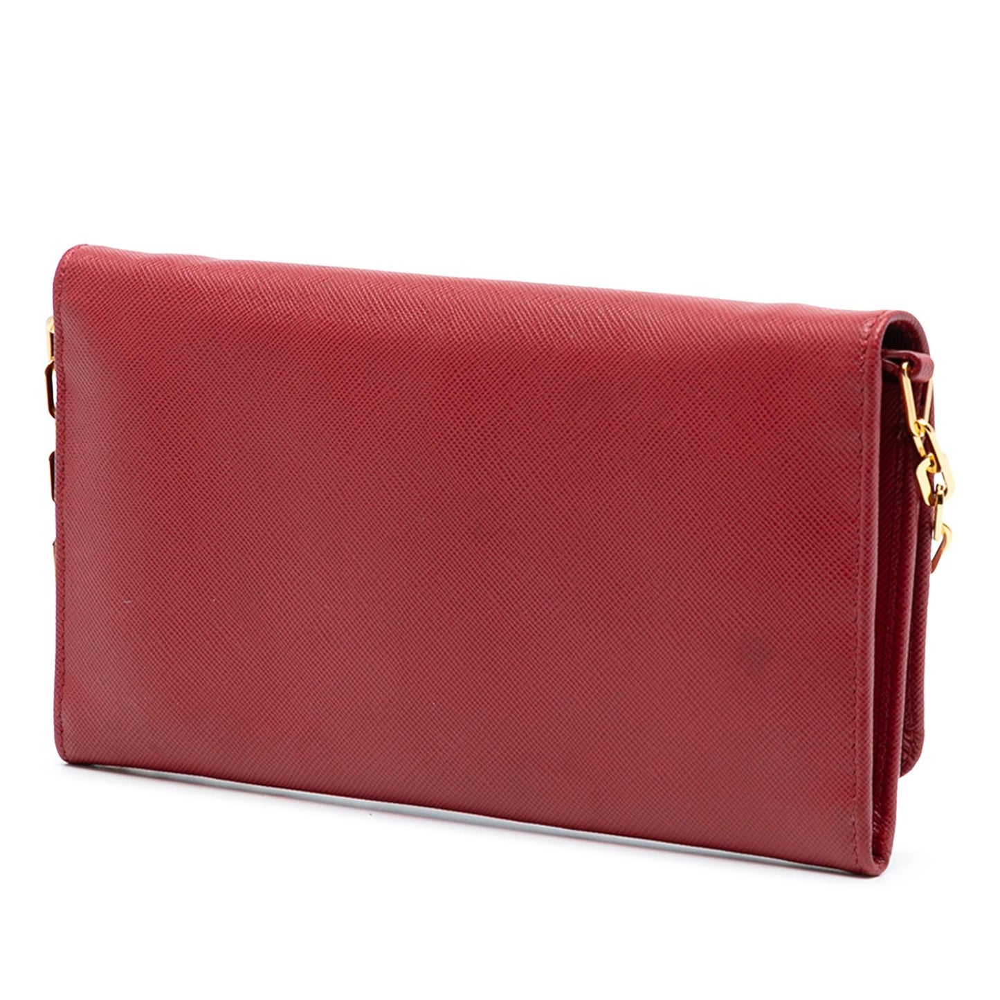 Prada Saffiano Leather Wallet on Chain