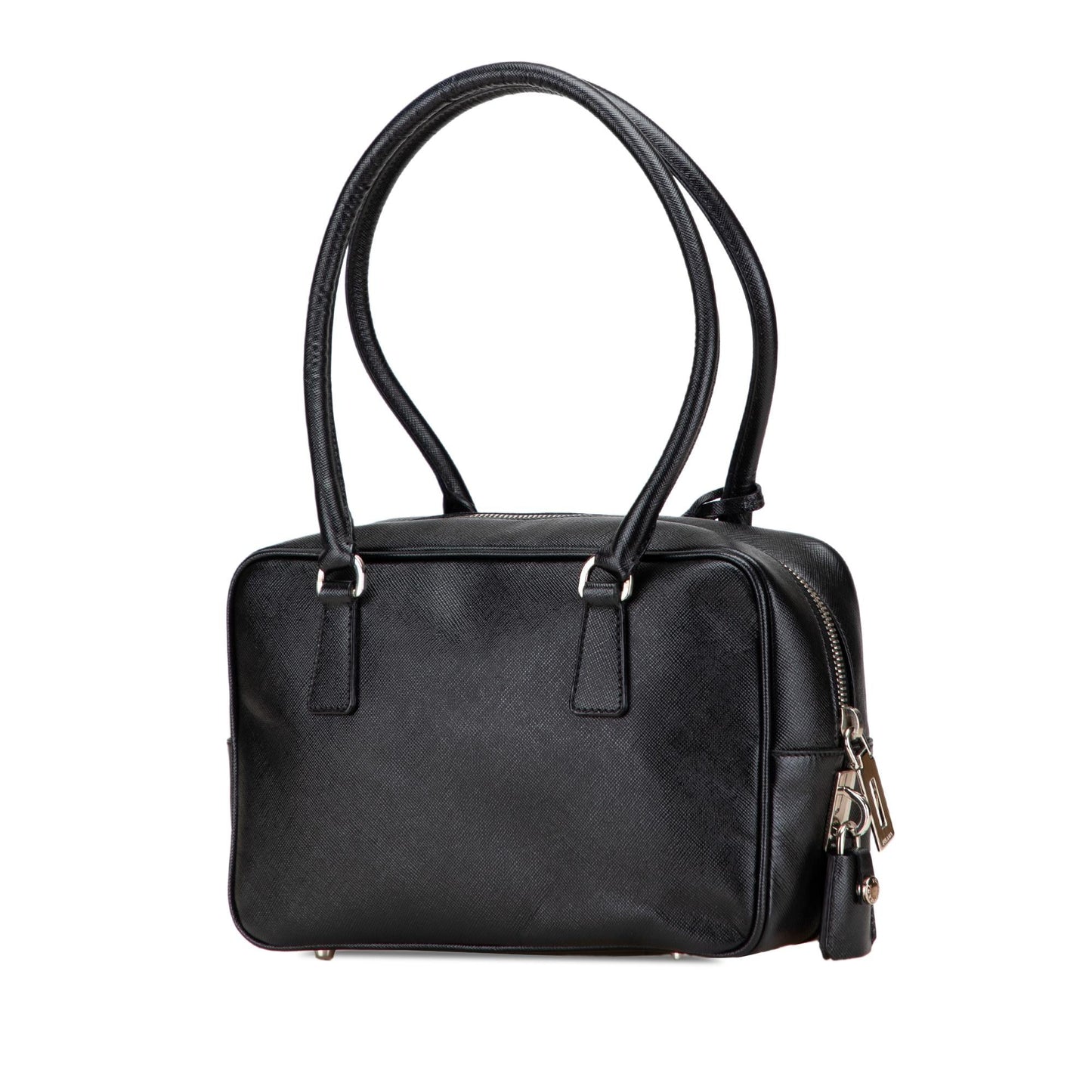 Prada Saffiano Lux Bauletto Handbag