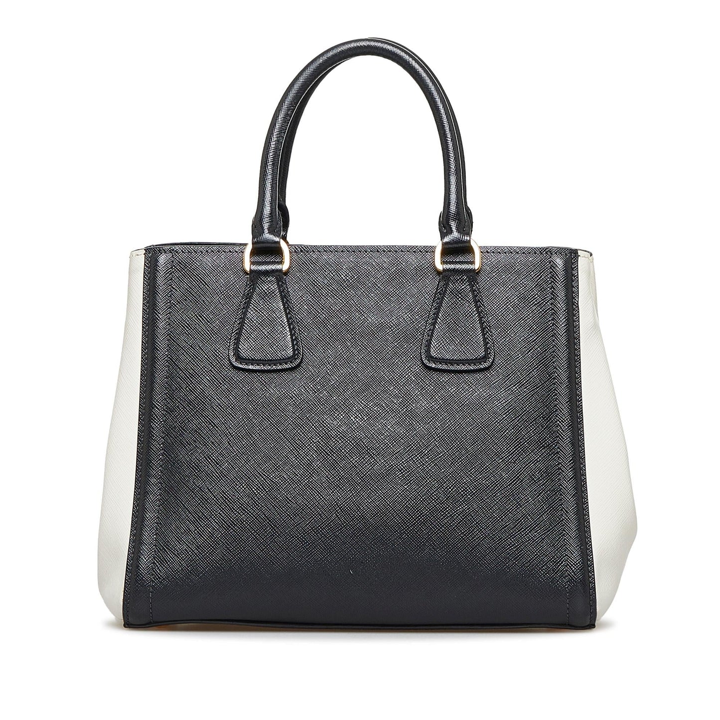 Prada Saffiano Lux Bicolor Satchel (SHG-yqxLV0)