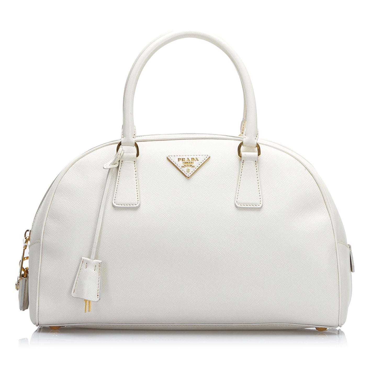 Prada Saffiano Lux Bowler (SHG-EPU9zx)