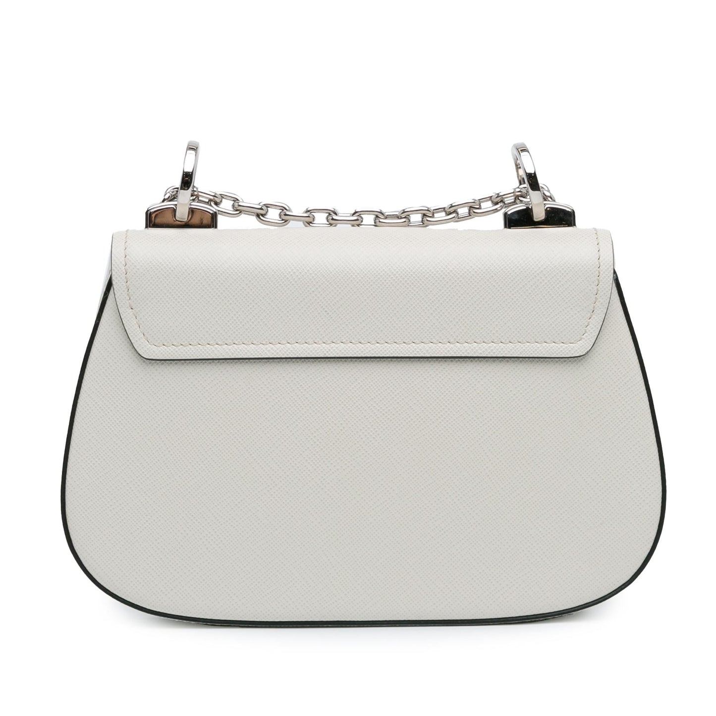 Prada Saffiano Lux Chain Crossbody (SHG-d27J57)