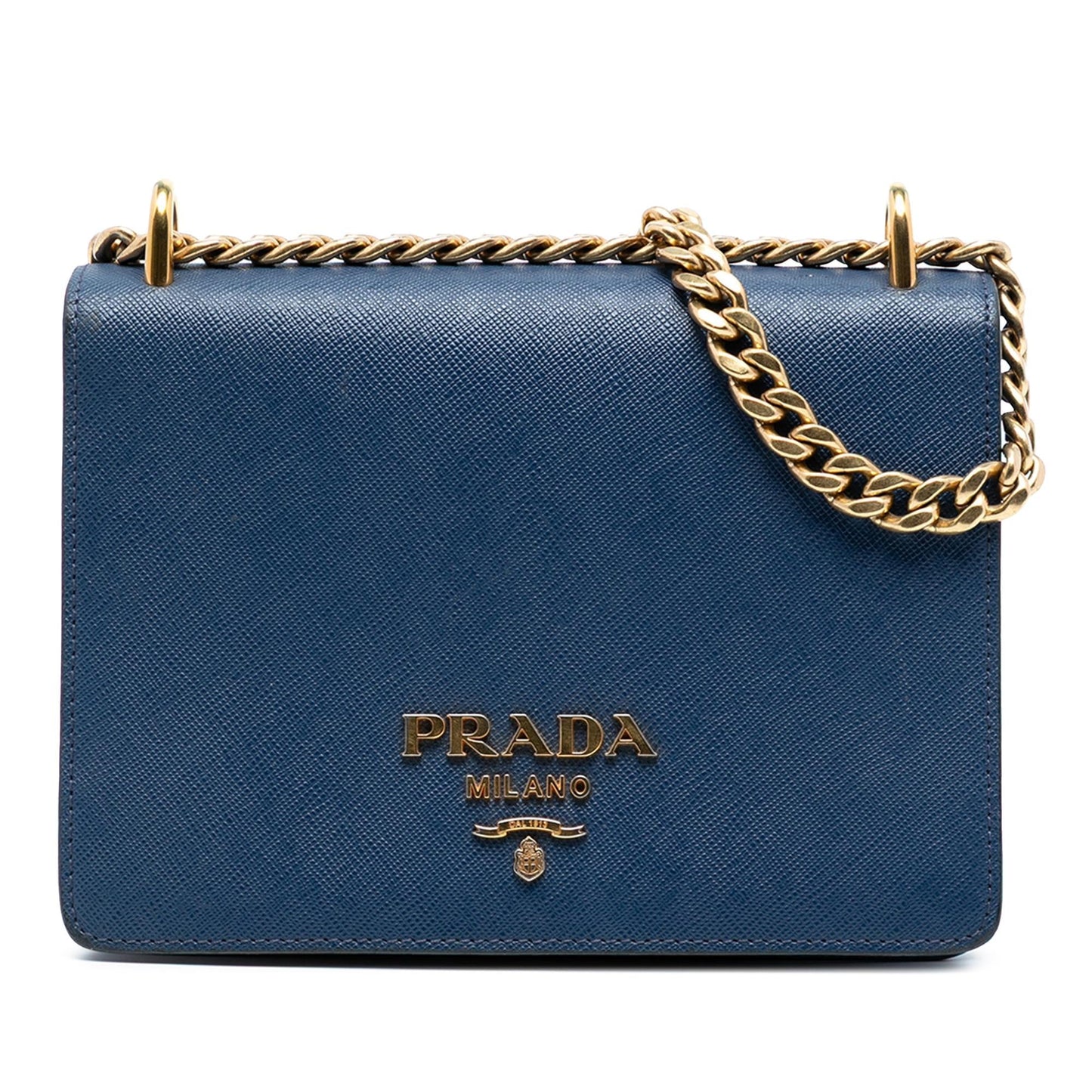 Prada Saffiano Lux Chain Crossbody