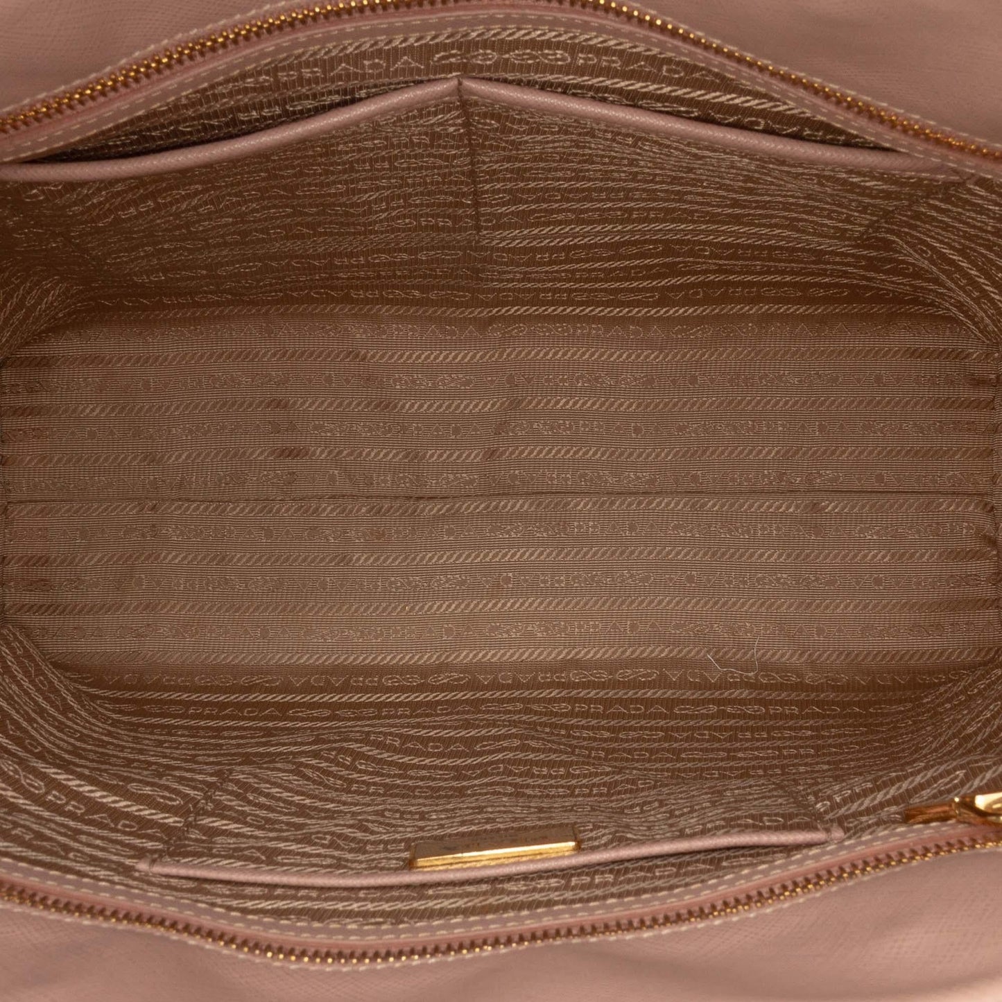 Prada Saffiano Lux Double Handle Shopping Tote