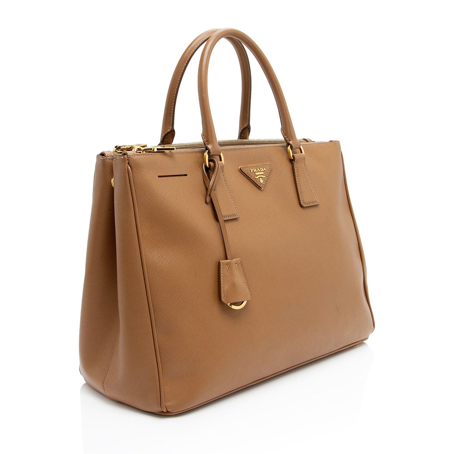 Prada Saffiano Lux Double Zip Large Tote