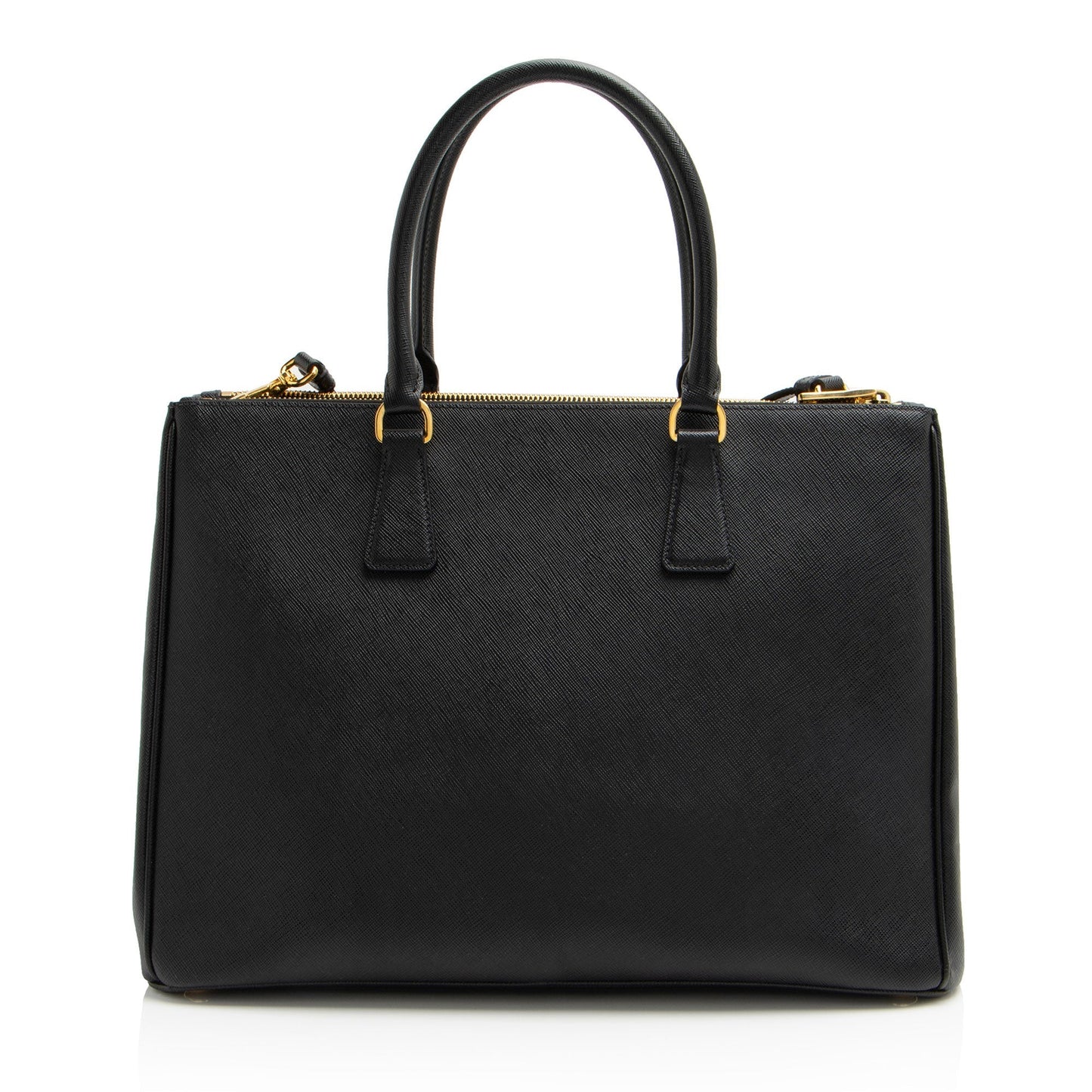 Prada Saffiano Lux Double Zip Medium Tote (SHF-bT2iXS)