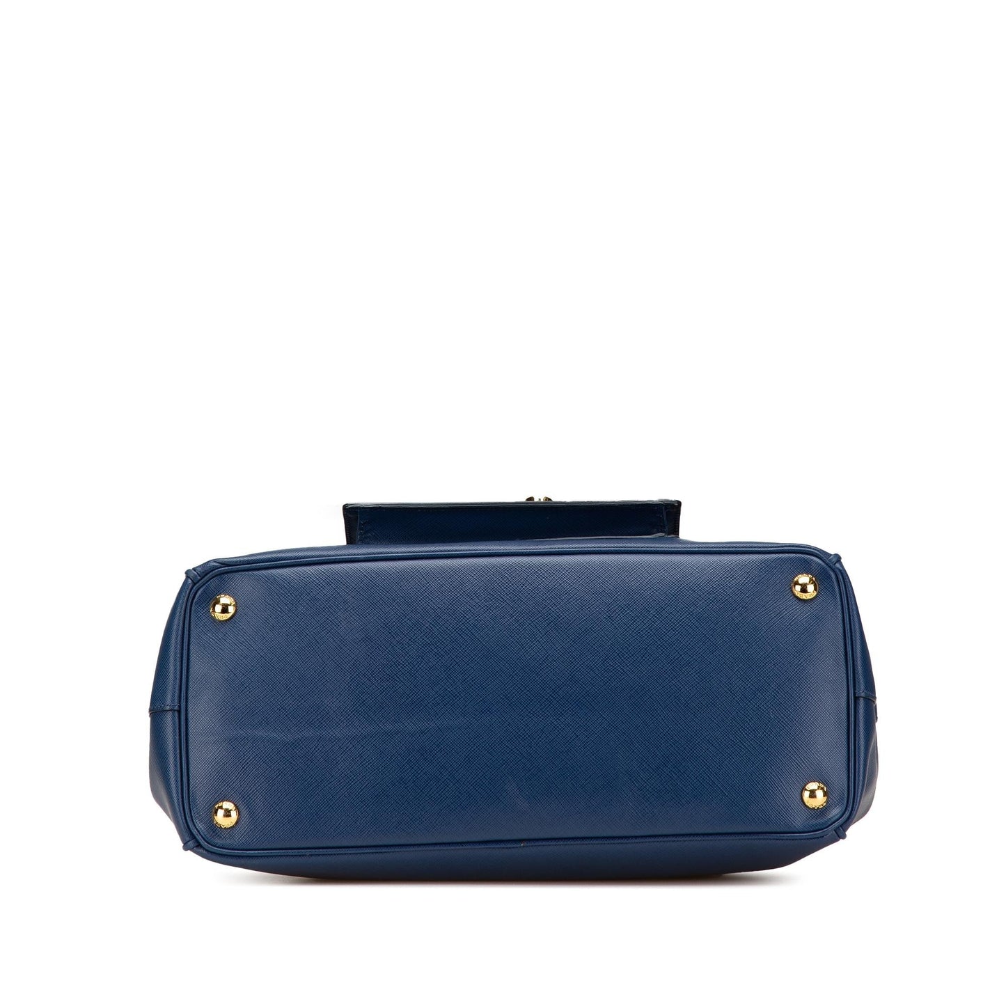 Prada Saffiano Lux Galleria Double Zip Front Pocket Satchel