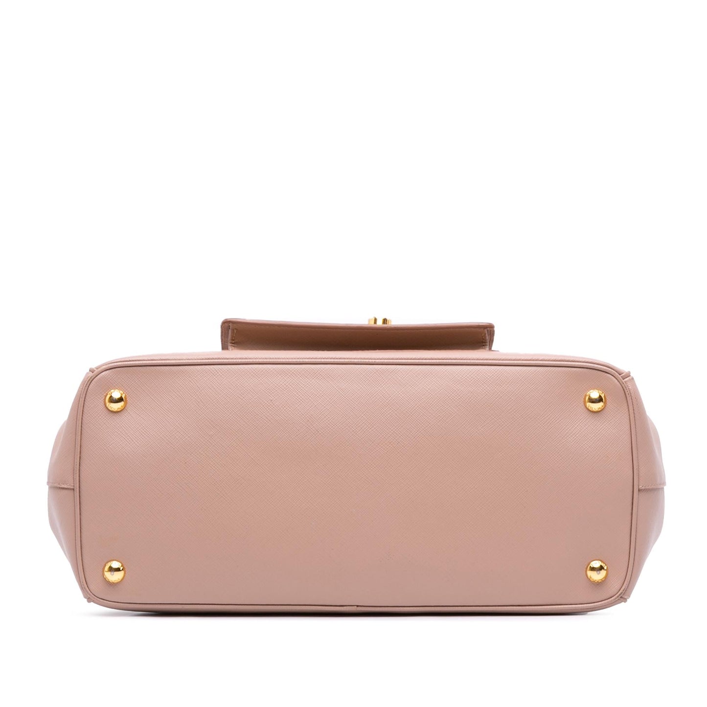 Prada Saffiano Lux Galleria Double Zip Front Pocket Satchel
