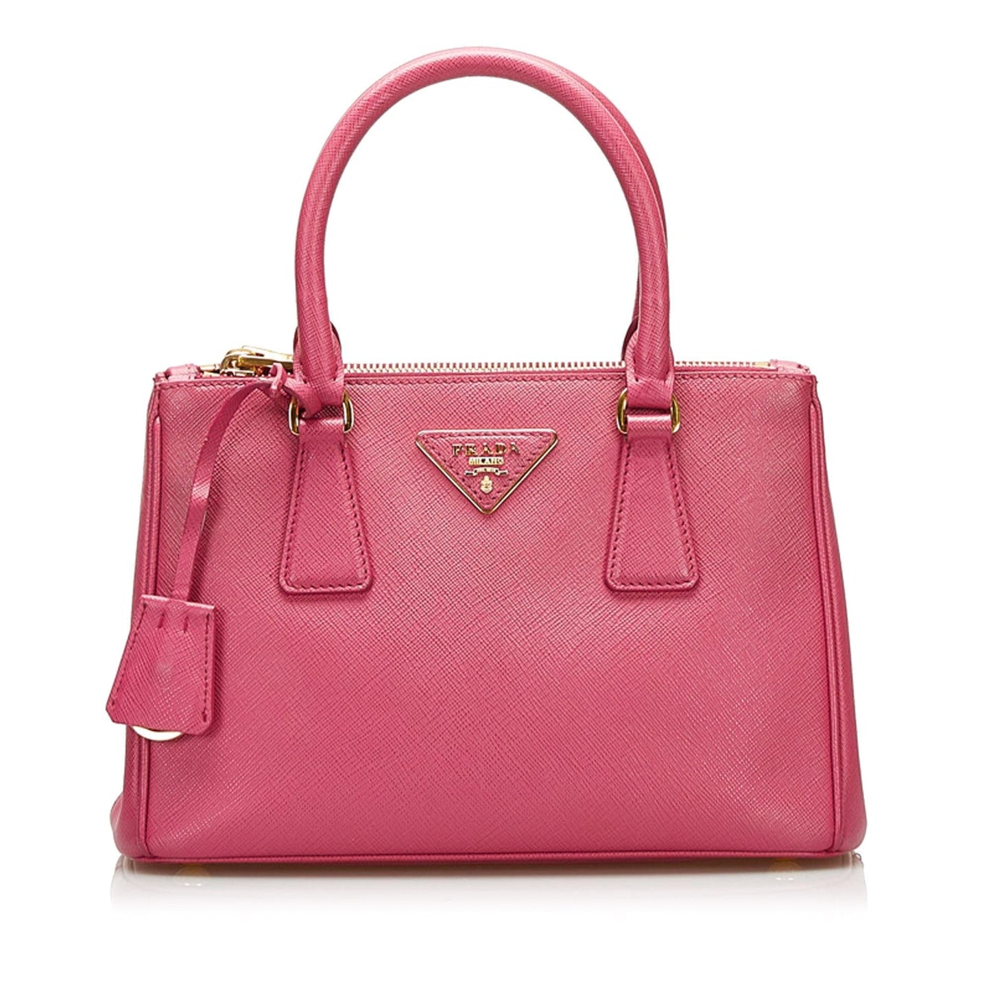 Prada Saffiano Lux Galleria Double Zip Mini (SHG-35413)