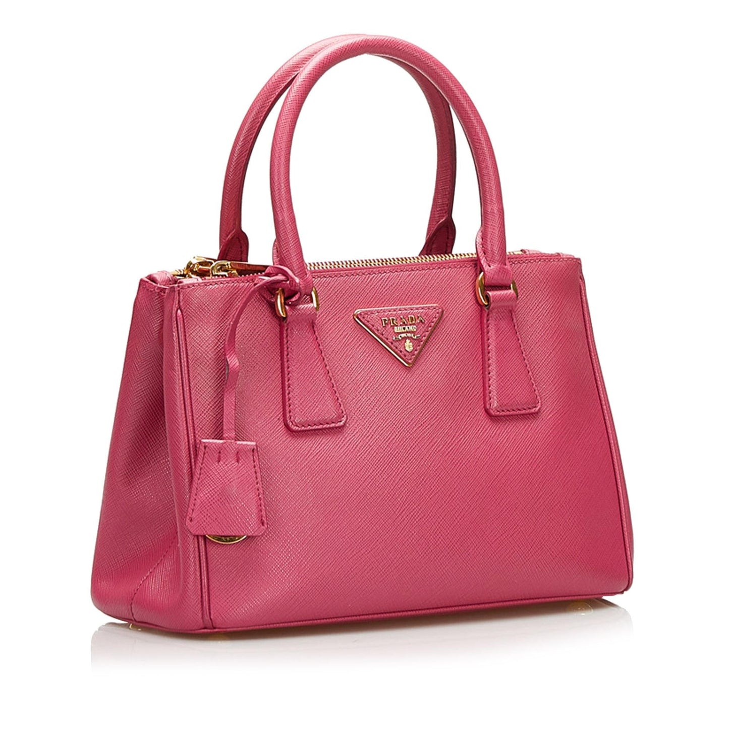 Prada Saffiano Lux Galleria Double Zip Mini (SHG-35413)