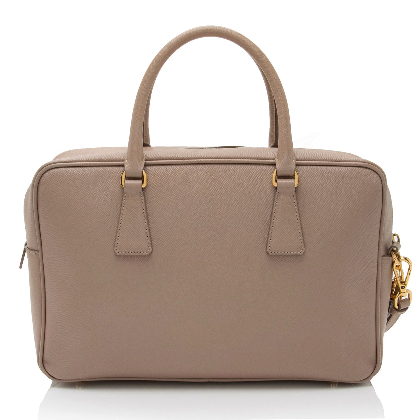 Prada Saffiano Lux Medium Satchel (SHF-ajB8D6)