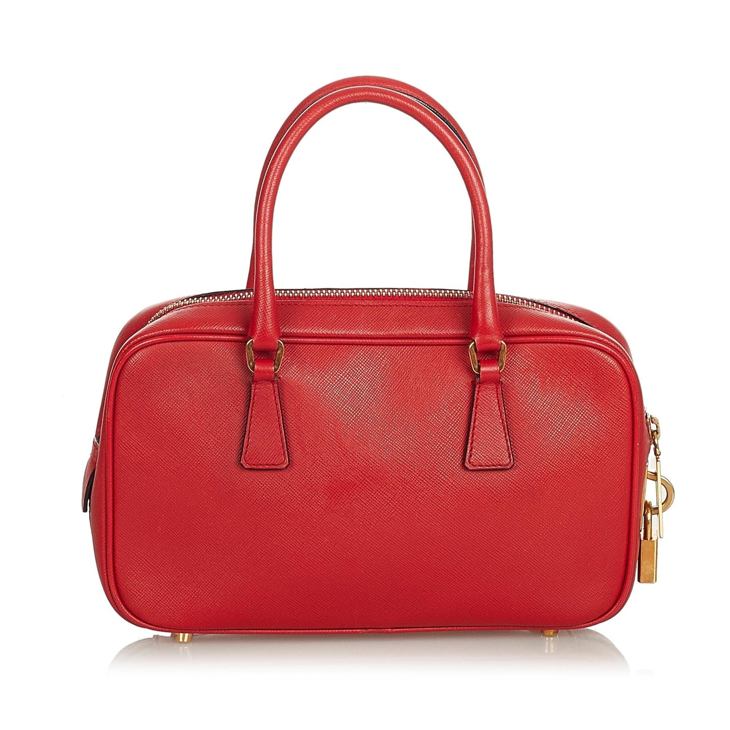 Prada Saffiano Lux Mini Handbag (SHG-25749)