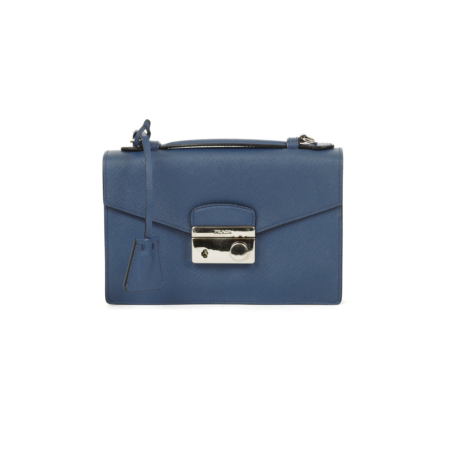 Prada Saffiano Lux Mini Sound Crossbody Bag