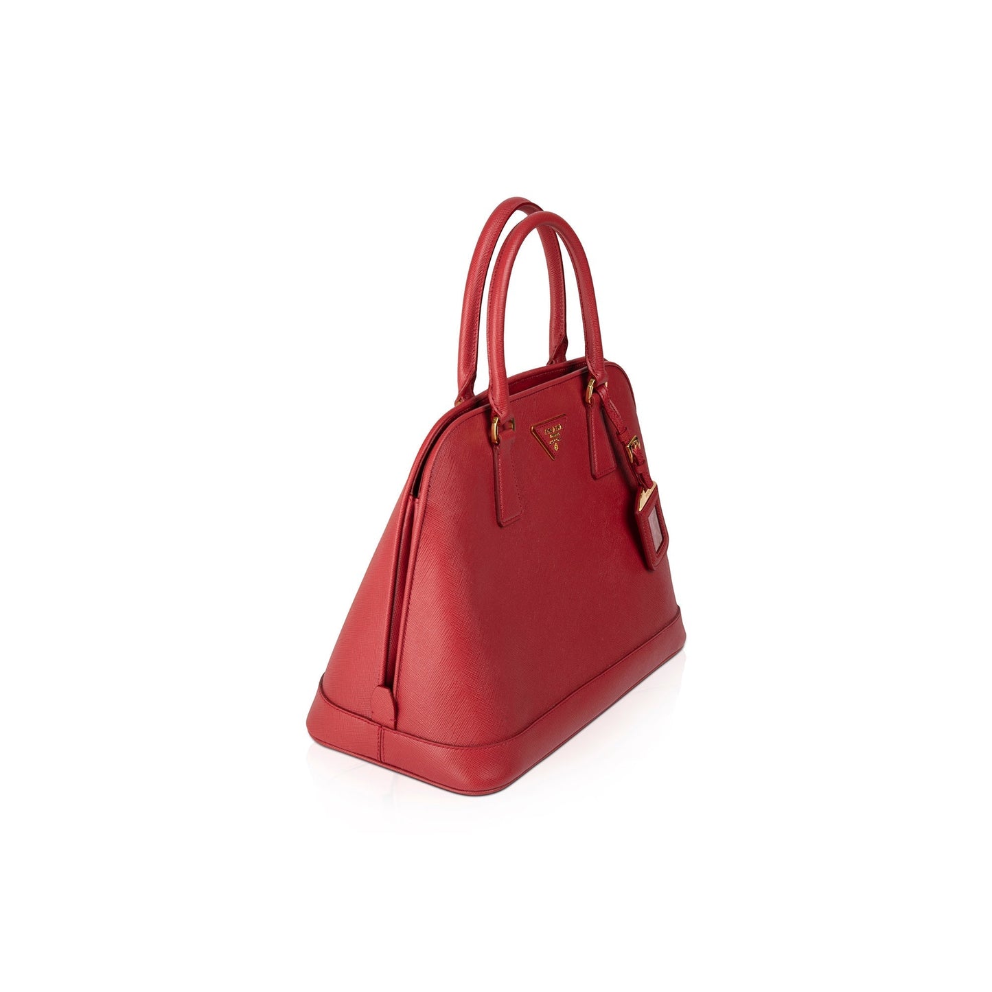Prada Saffiano Lux Open Promenade Dome Tote