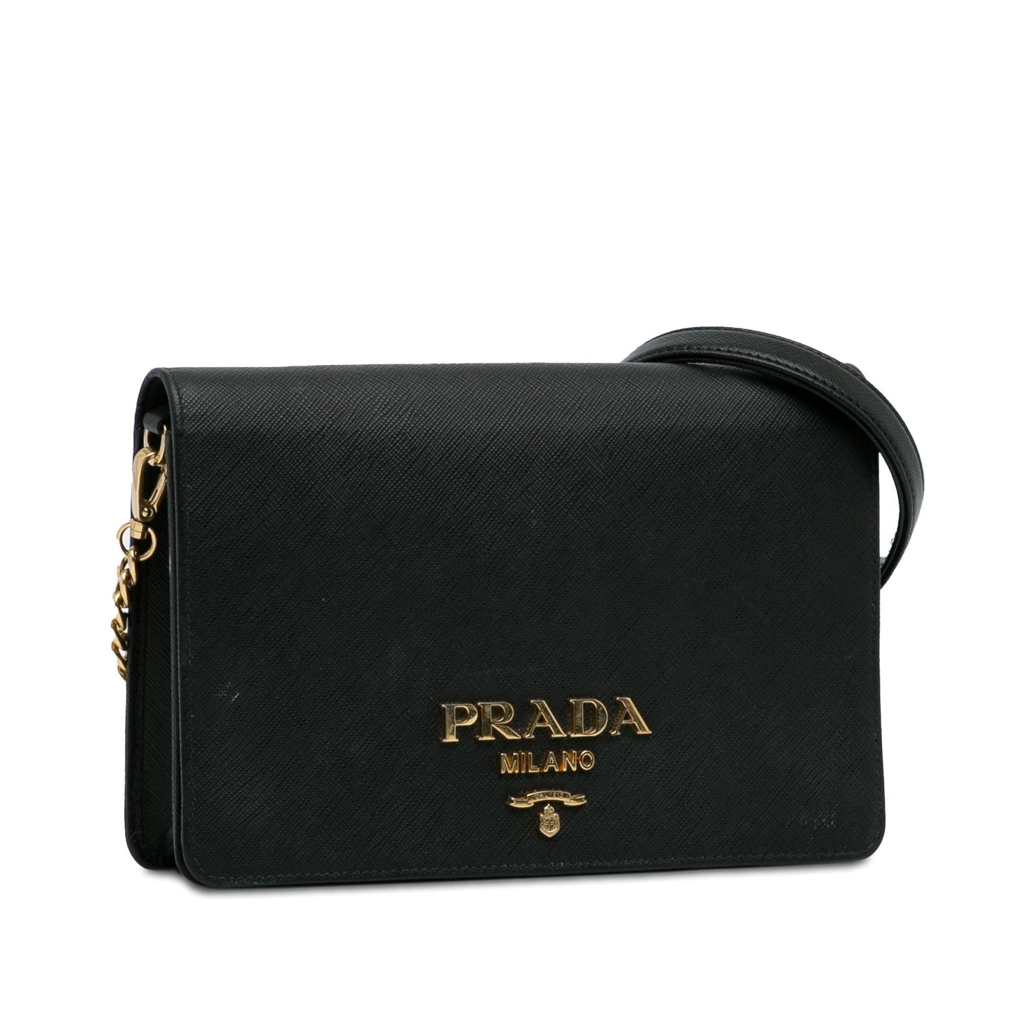 Prada Saffiano Lux Wallet On Chain (SHG-LJWXkP)