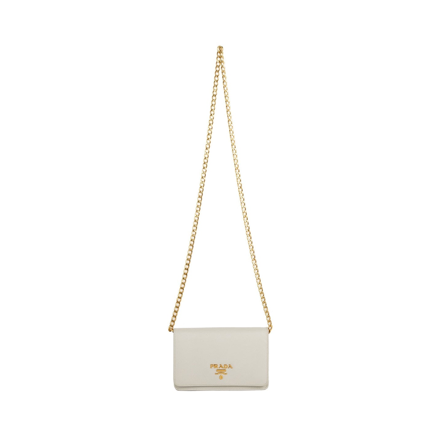 Prada Saffiano Lux Wallet on Chain