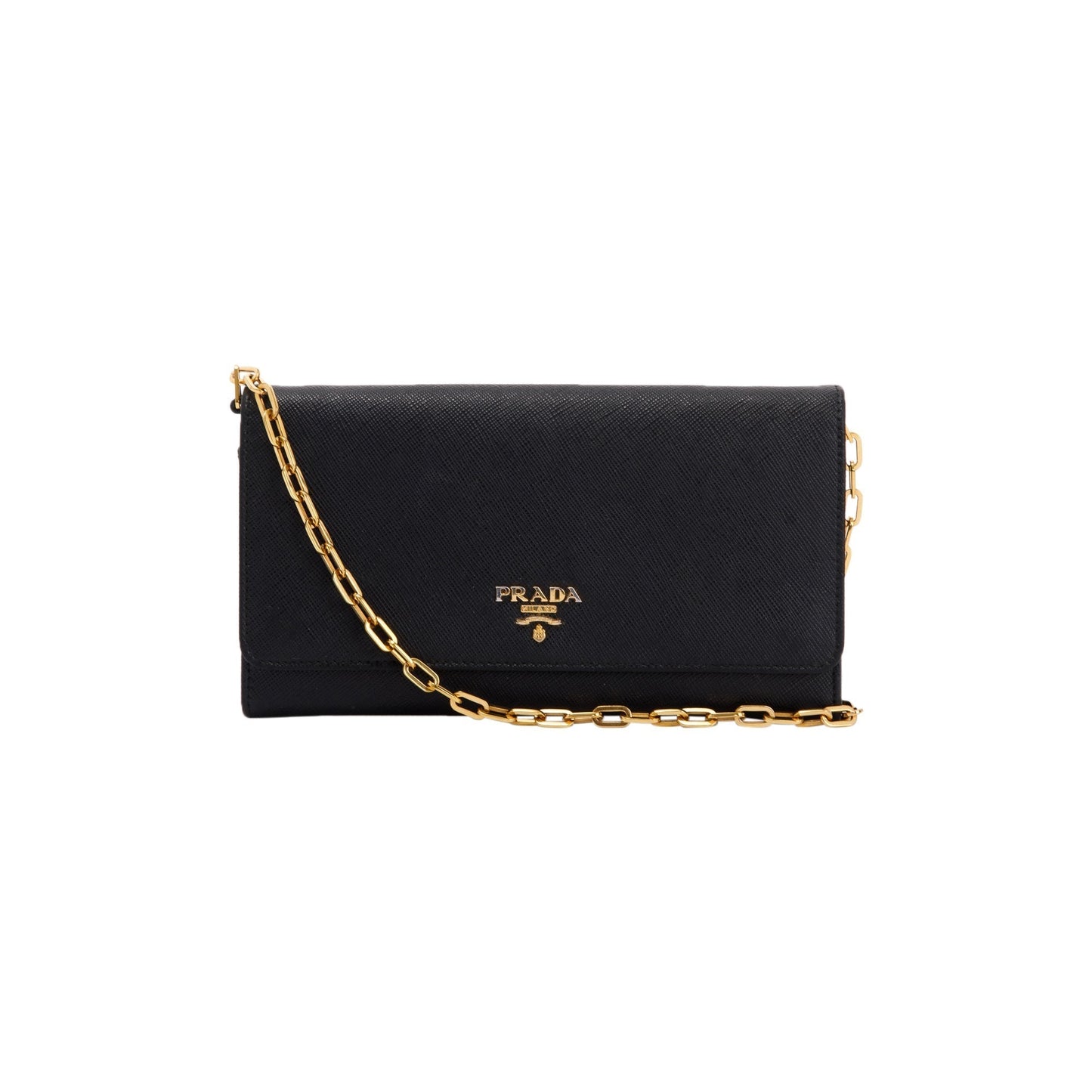 Prada Saffiano Lux Wallet on Chain