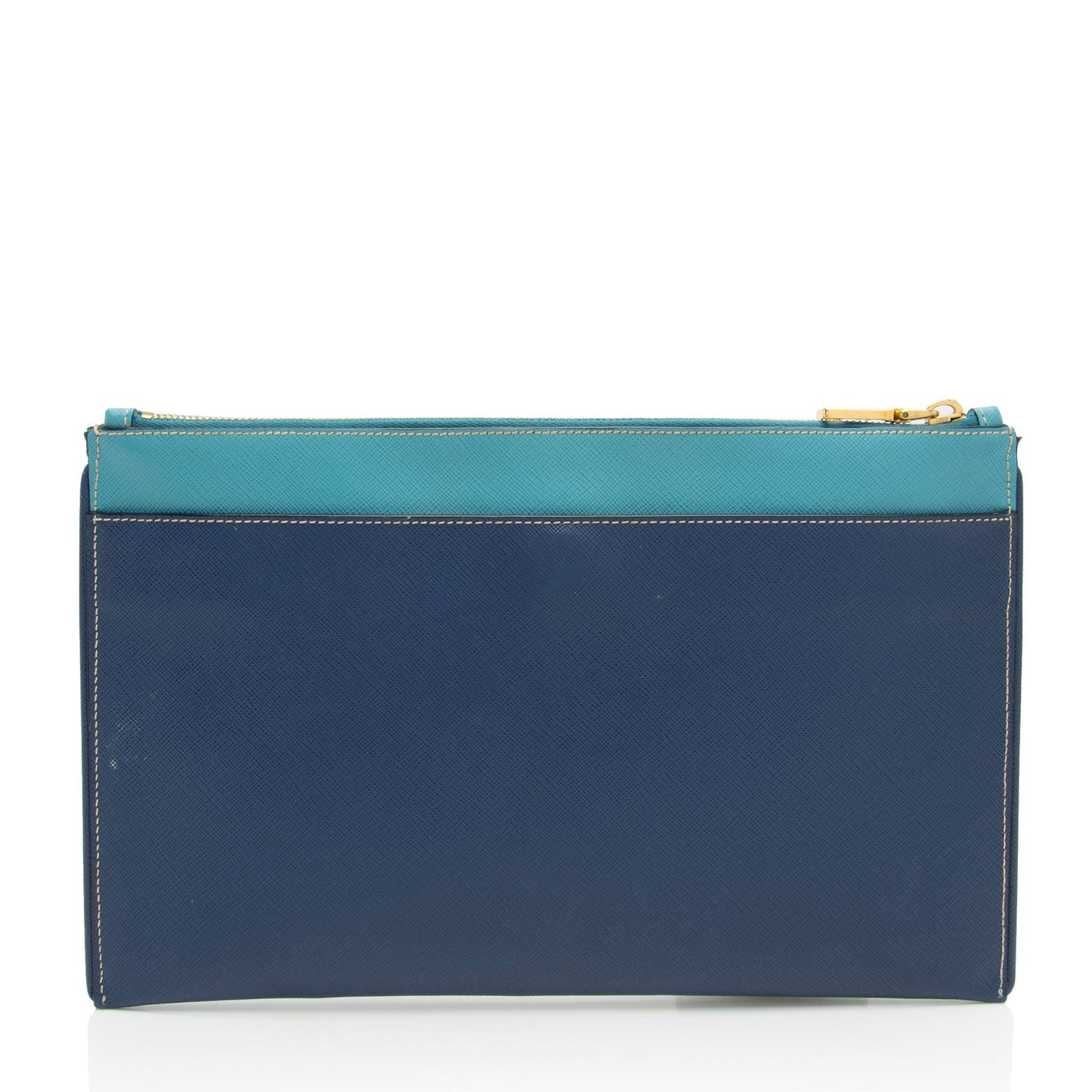 Prada Saffiano Lux Zip Pouch (SHF-0SDKVx)