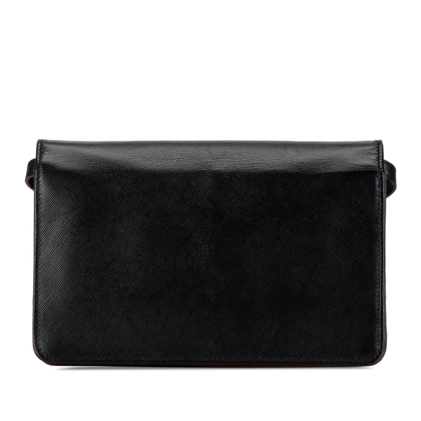 Prada Saffiano Metal Flap Wallet With Strap (SHG-ZhBfXD)