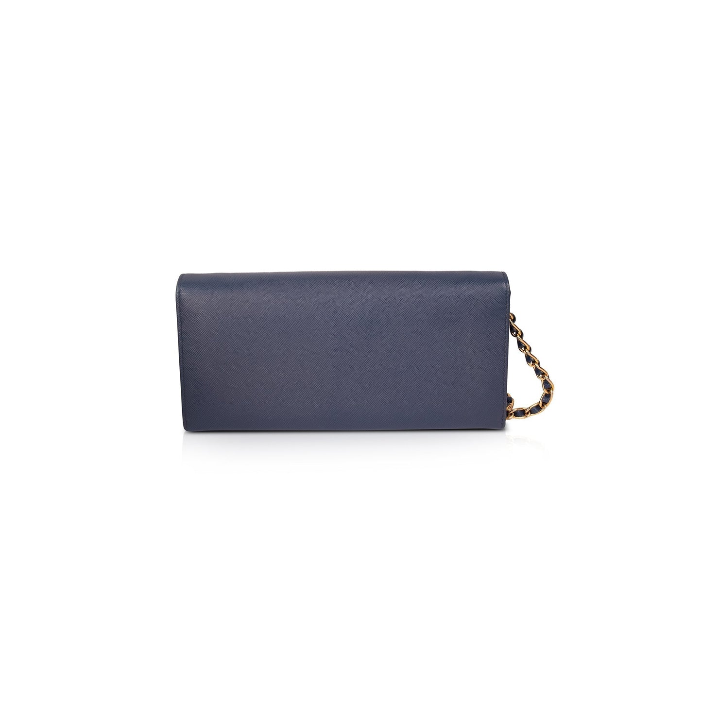 Prada Saffiano Metal Wallet on Chain