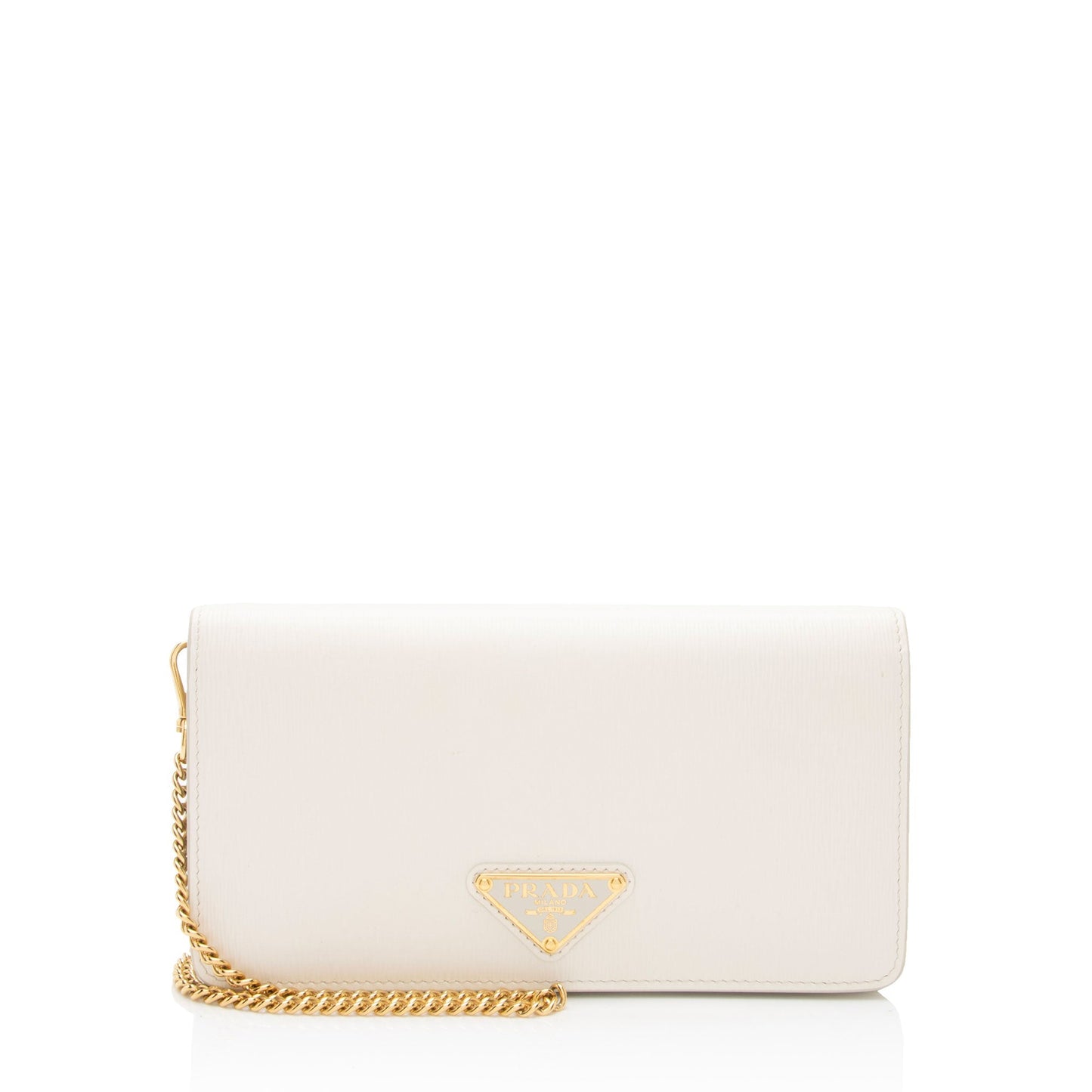 Prada Saffiano Leather Move Chain Wallet (SHF-jnYYuj)