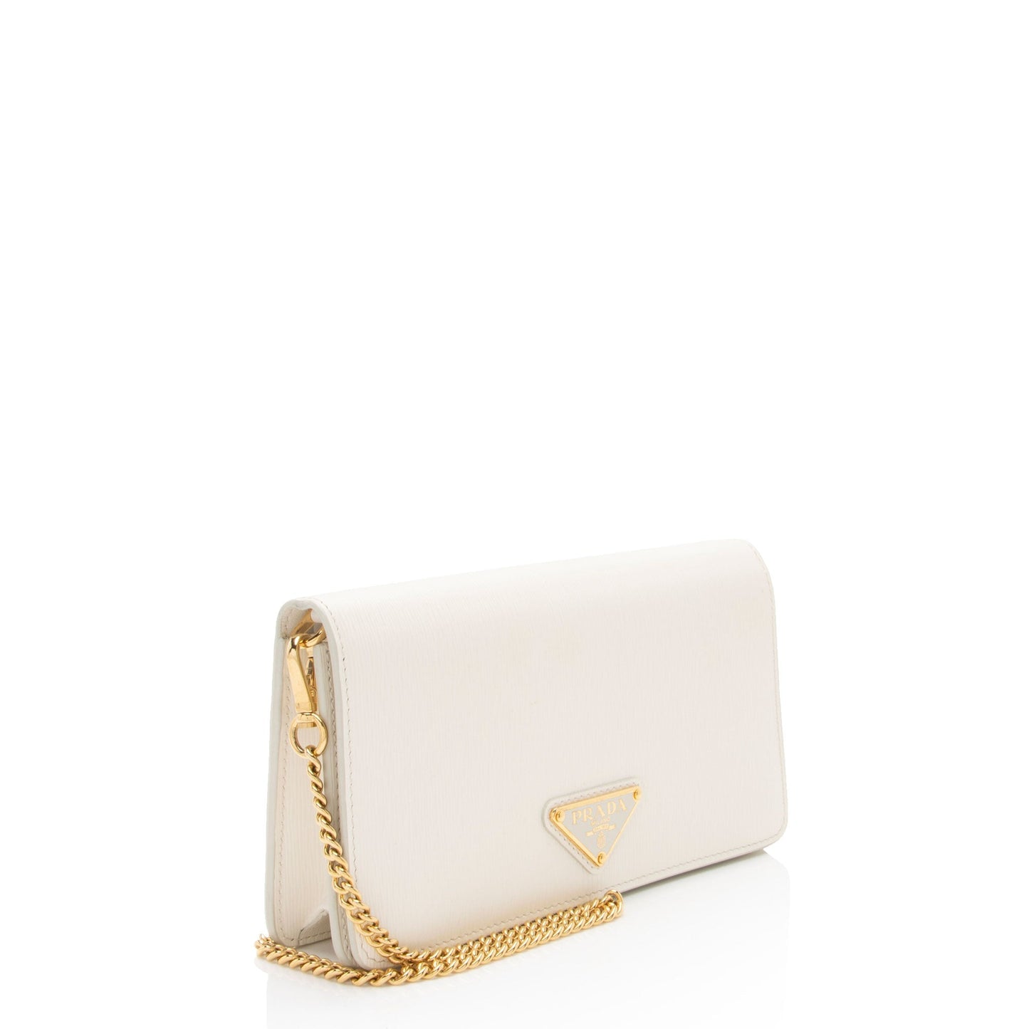Prada Saffiano Leather Move Chain Wallet (SHF-jnYYuj)