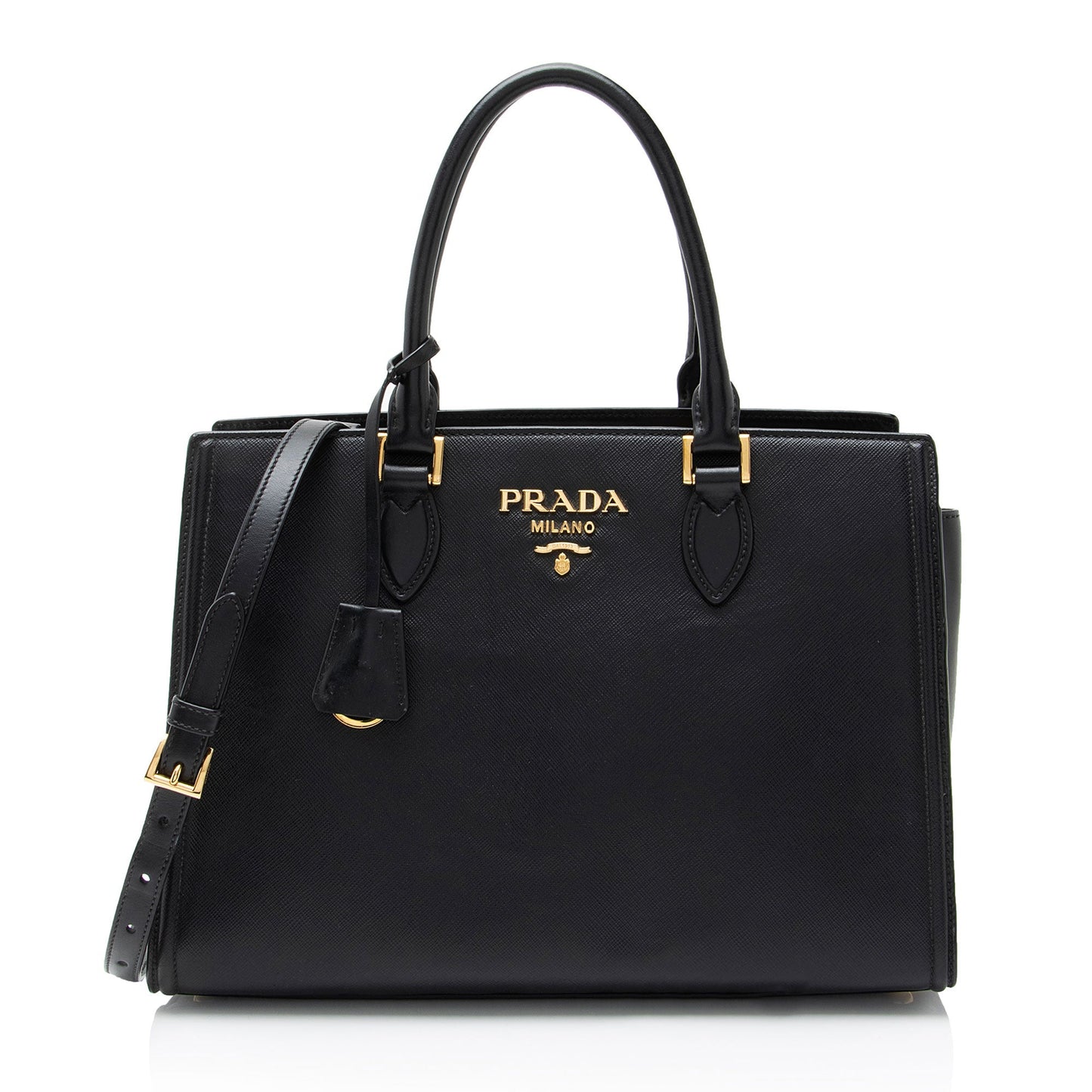 Prada Saffiano Open Satchel
